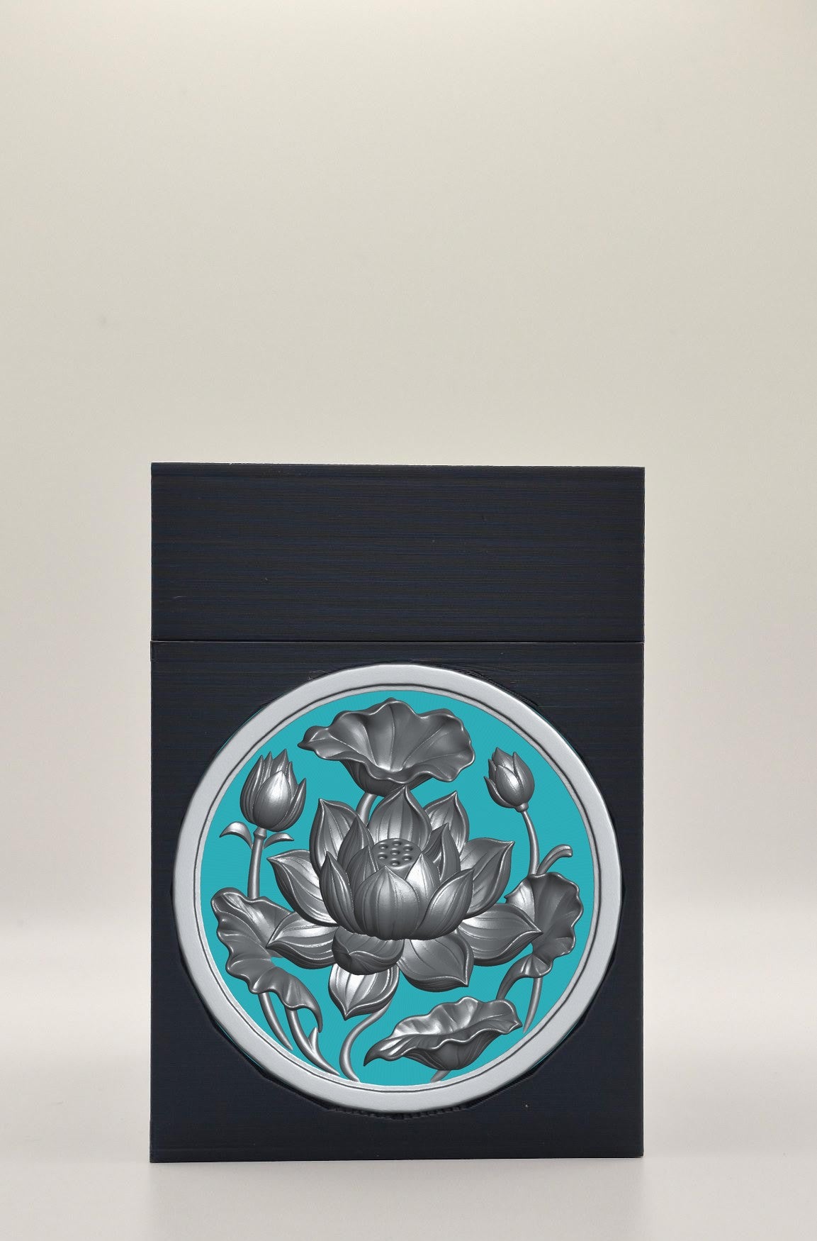 Lotus Card Box — Black