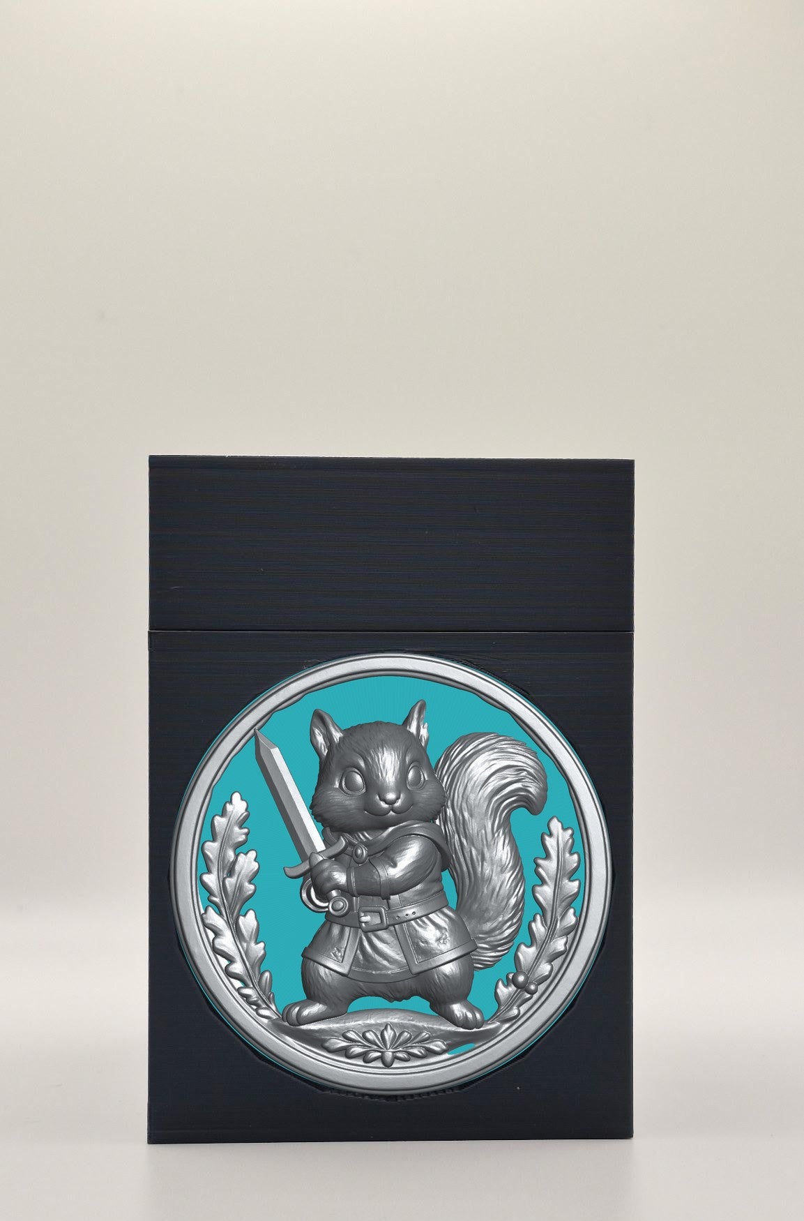 Squirrel Card Box — Black