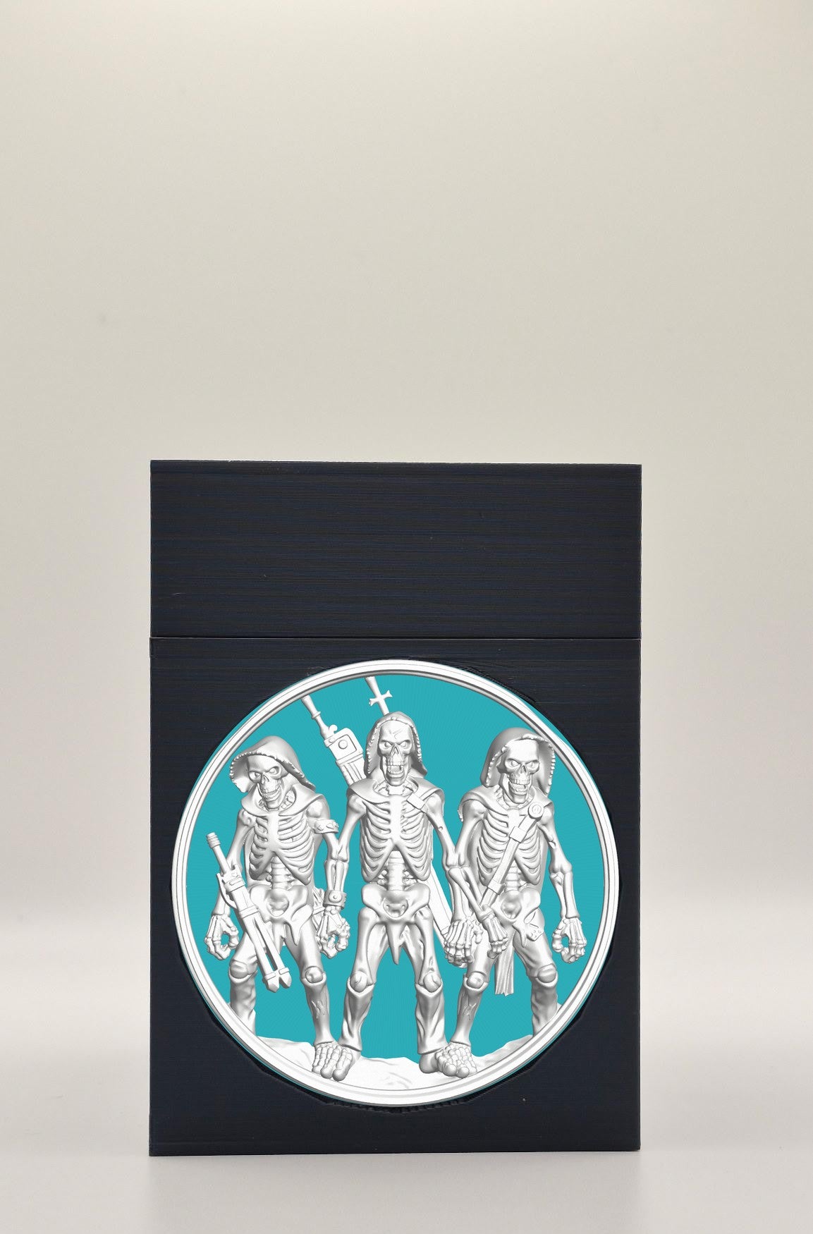 Skeleton Army Card Box — Black