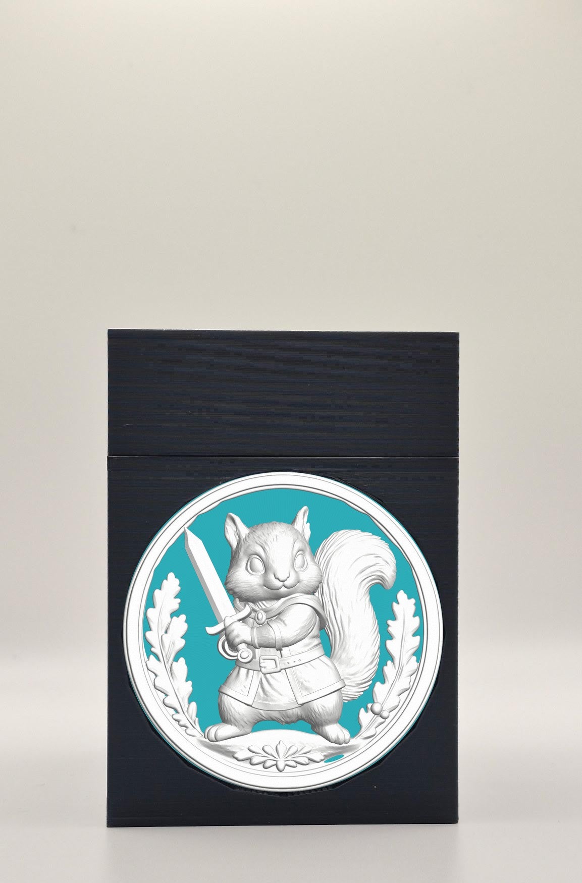 Squirrel Card Box — Black