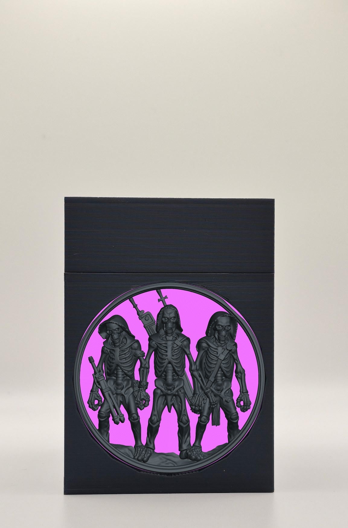 Skeleton Army Card Box — Black