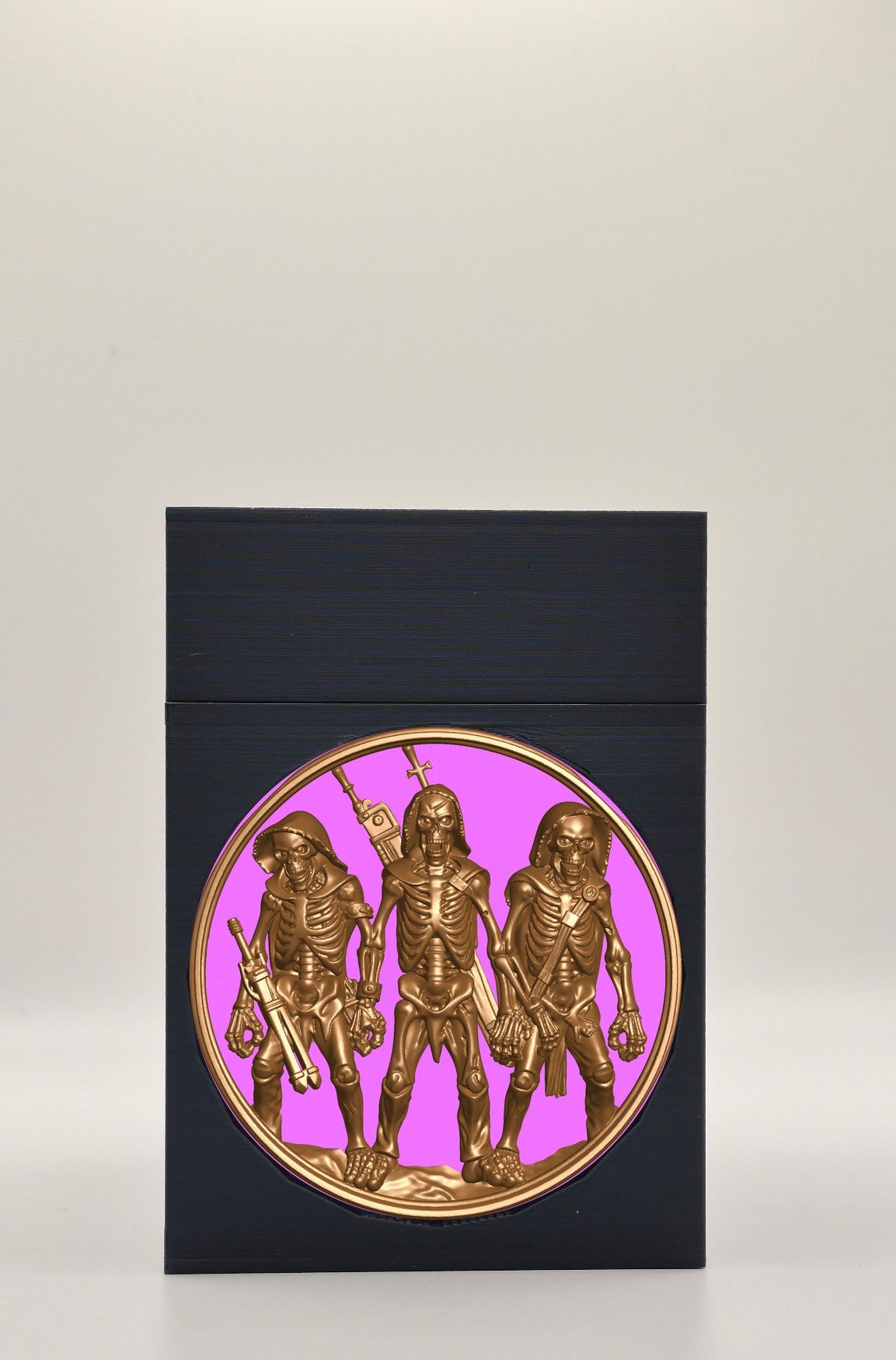 Skeleton Army Card Box — Black