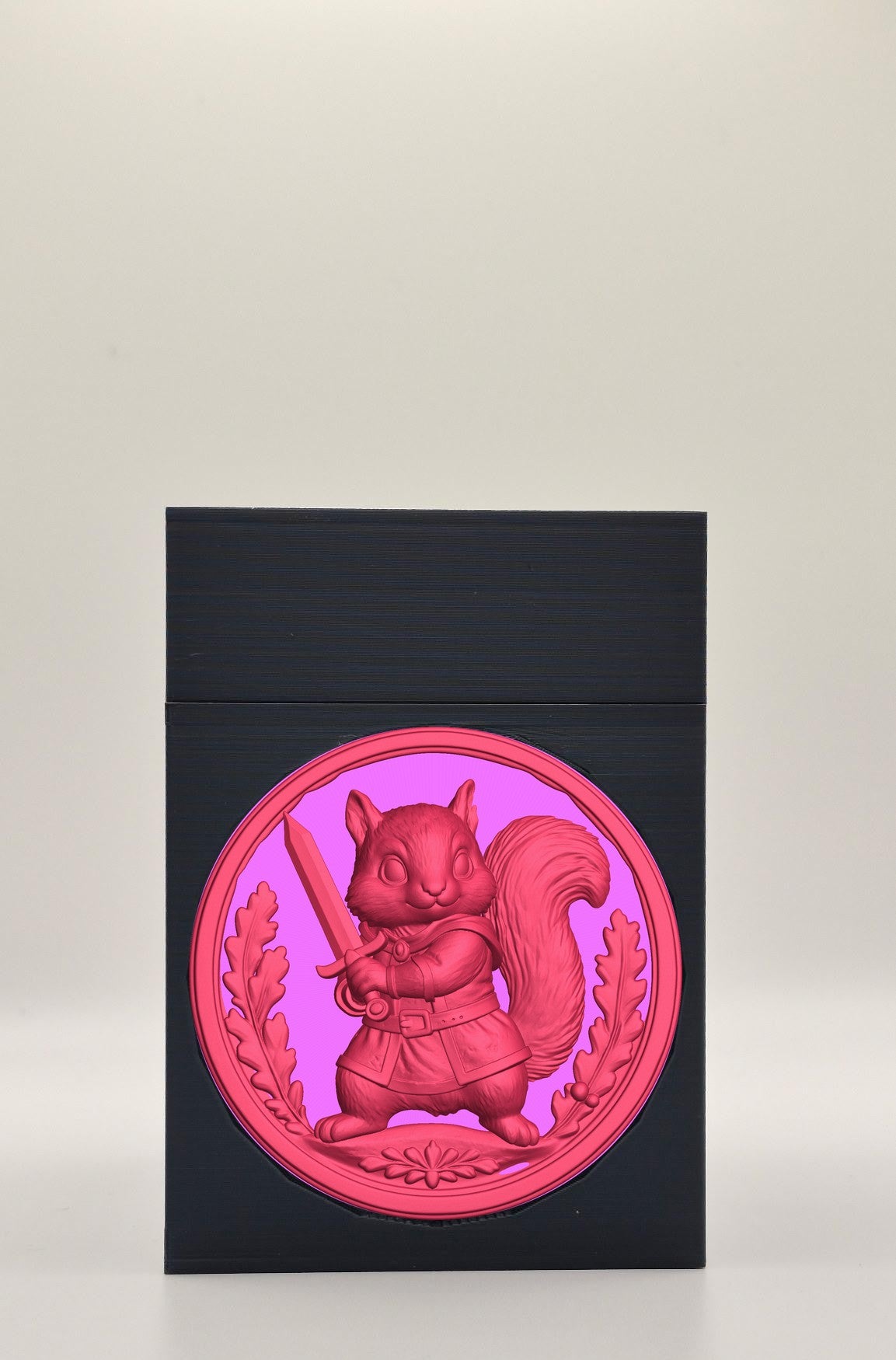 Squirrel Card Box — Black