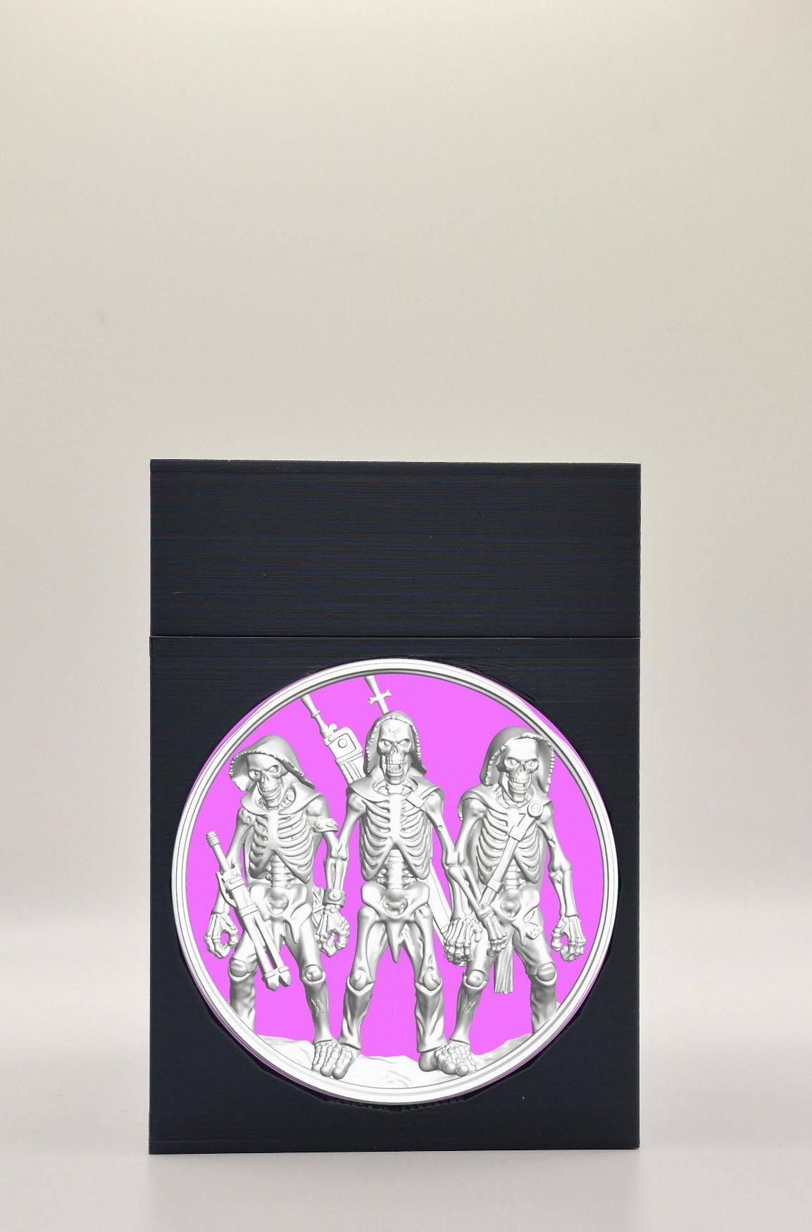 Skeleton Army Card Box — Black