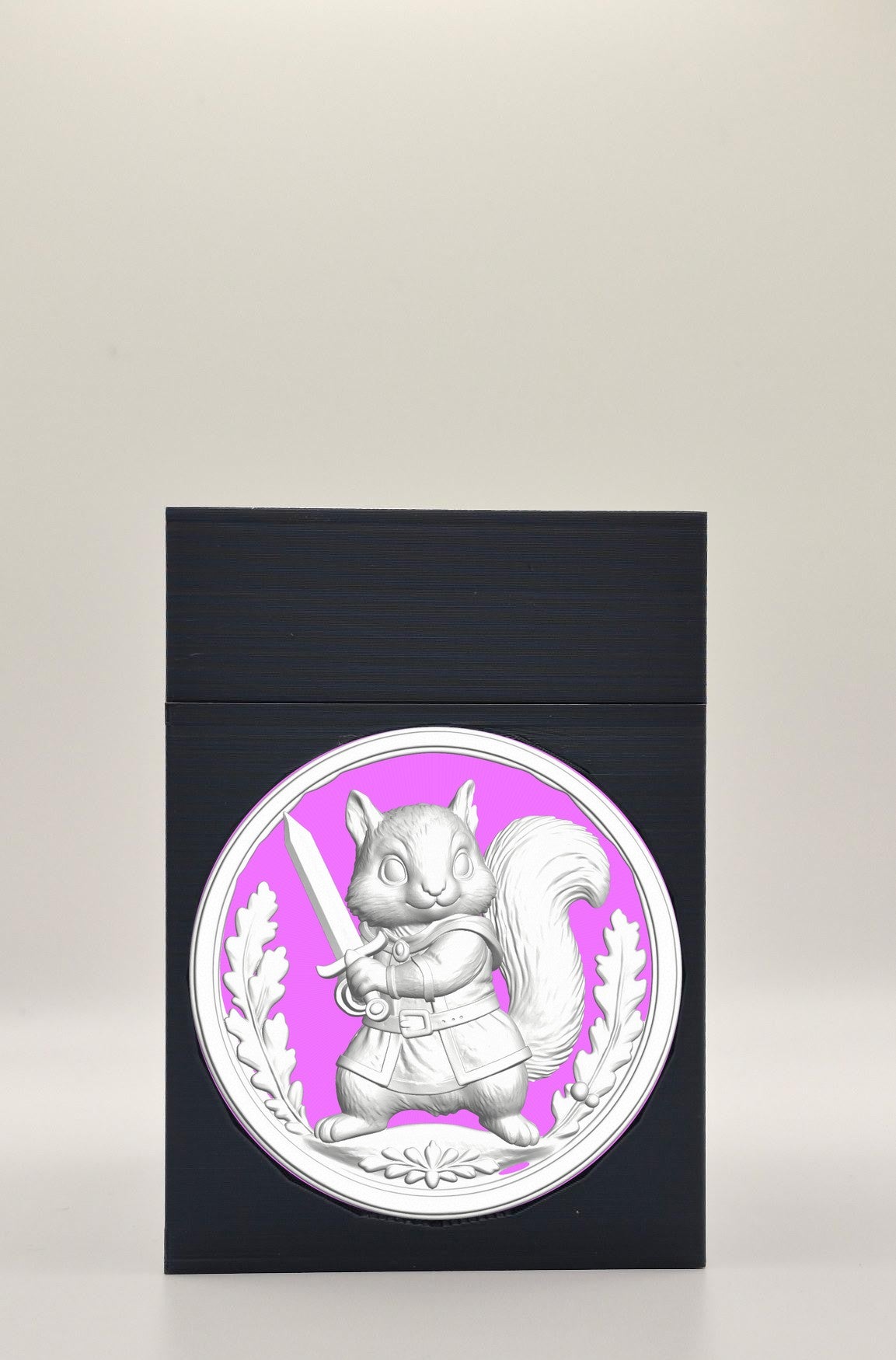 Squirrel Card Box — Black