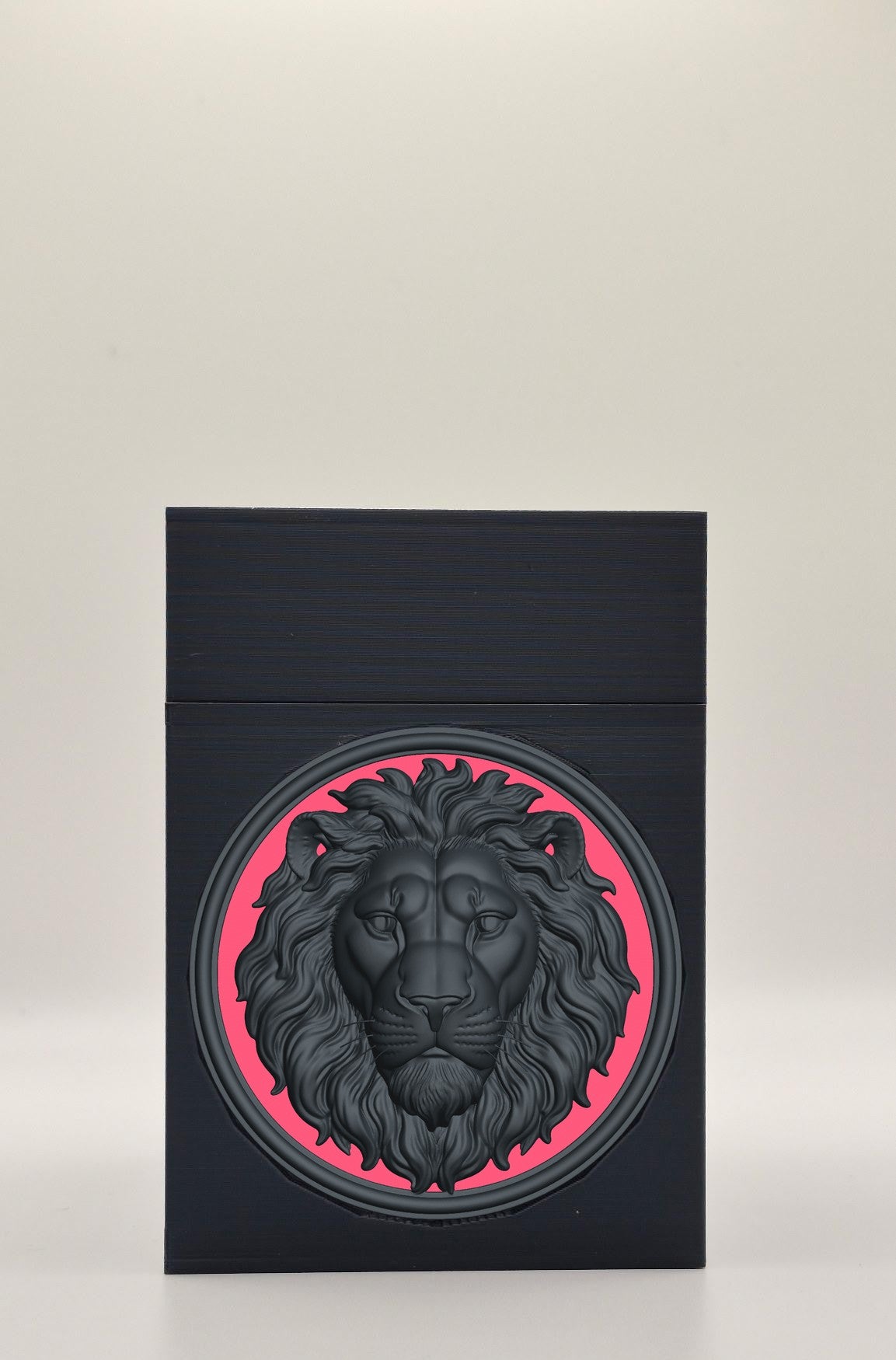 Lion Card Box — Black
