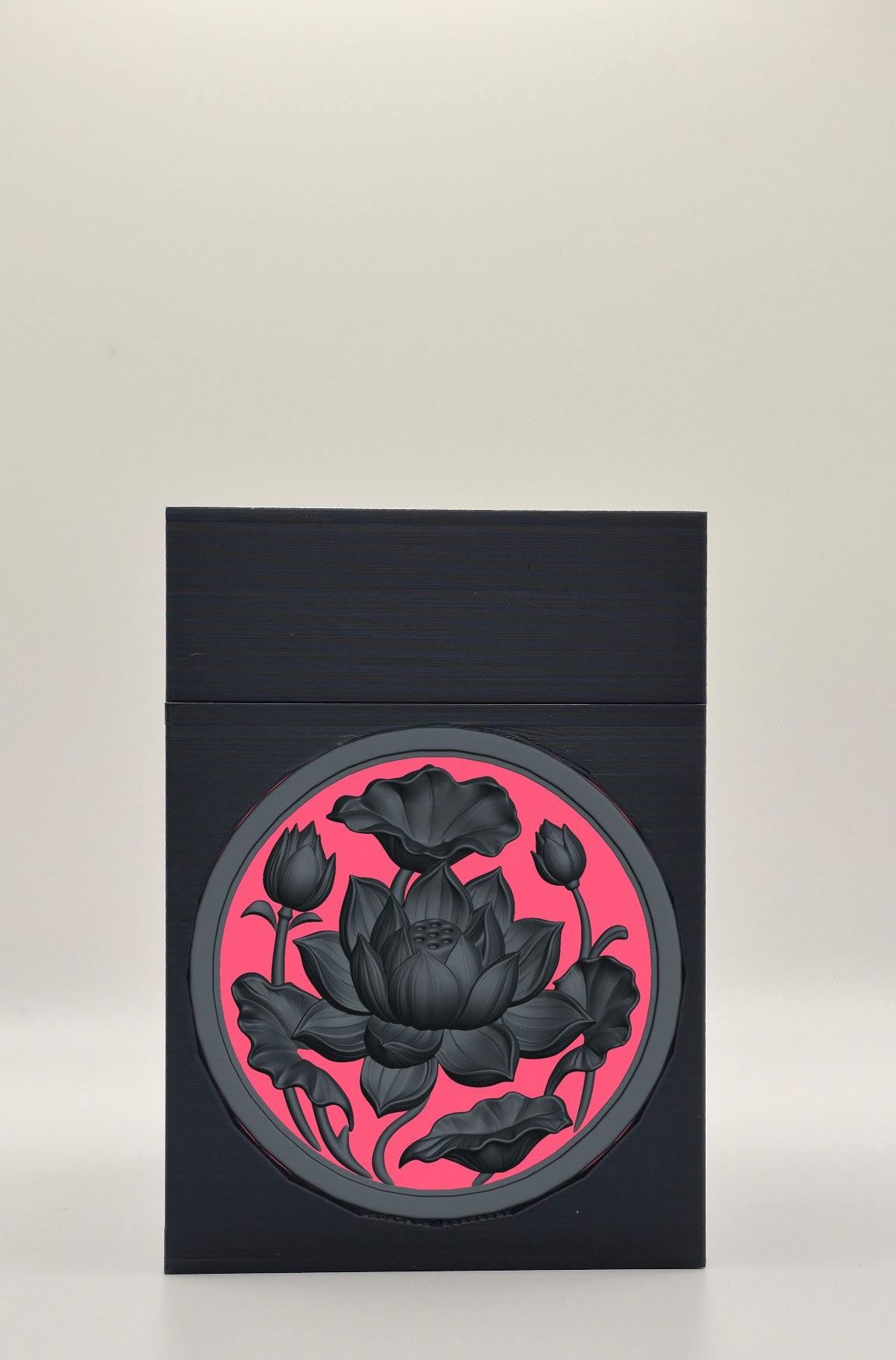 Lotus Card Box — Black
