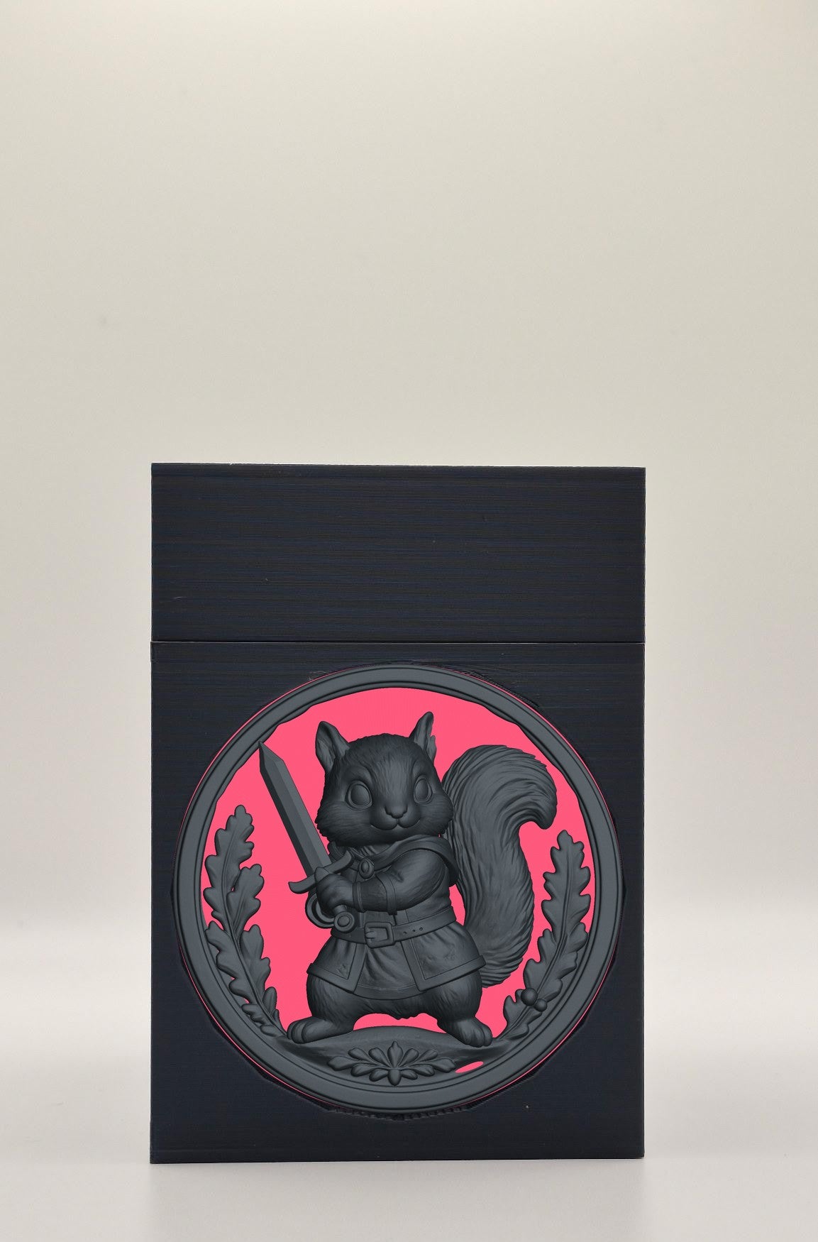 Squirrel Card Box — Black