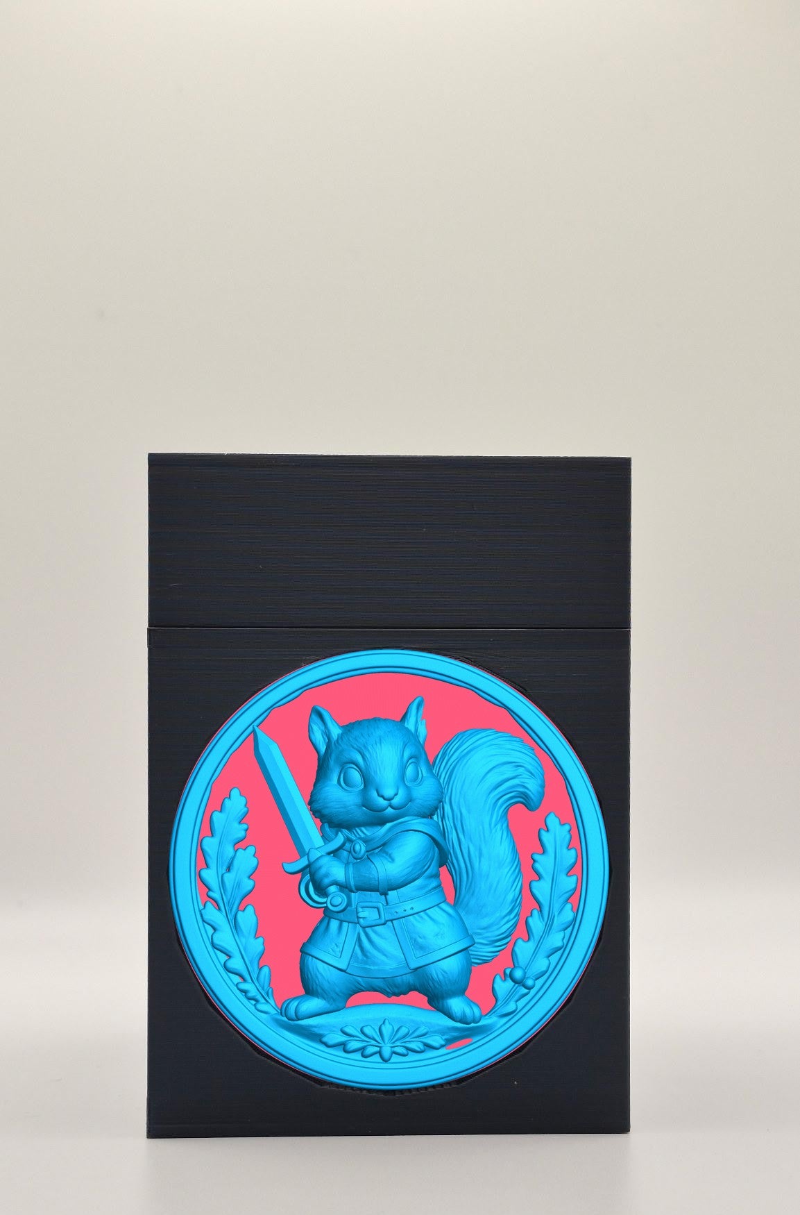 Squirrel Card Box — Black