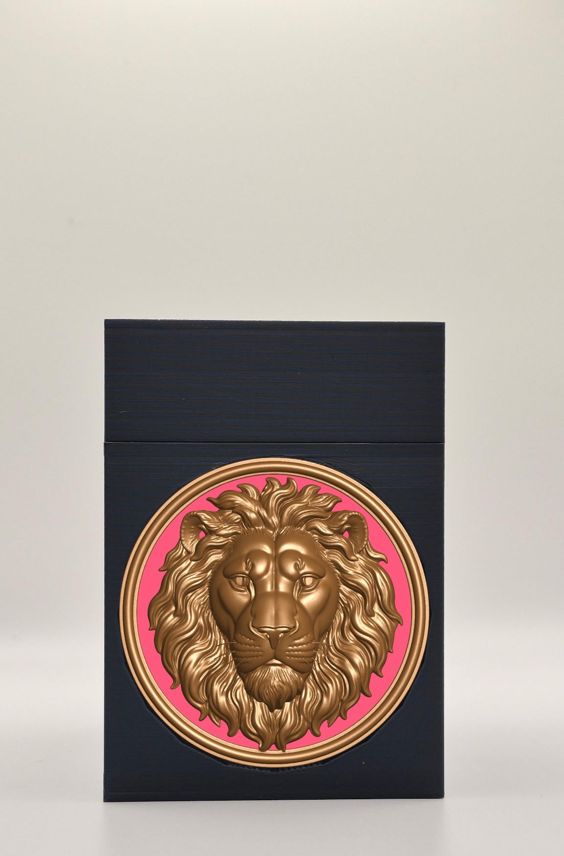 Lion Card Box — Black
