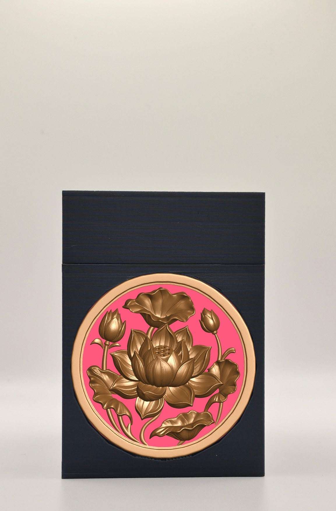 Lotus Card Box — Black