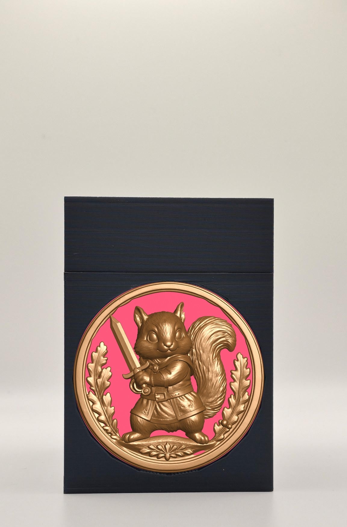 Squirrel Card Box — Black