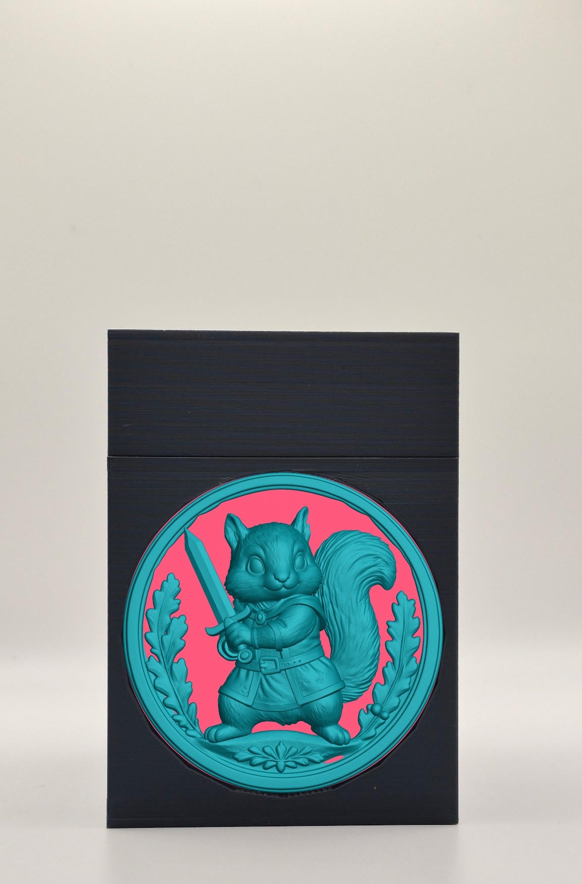 Squirrel Card Box — Black