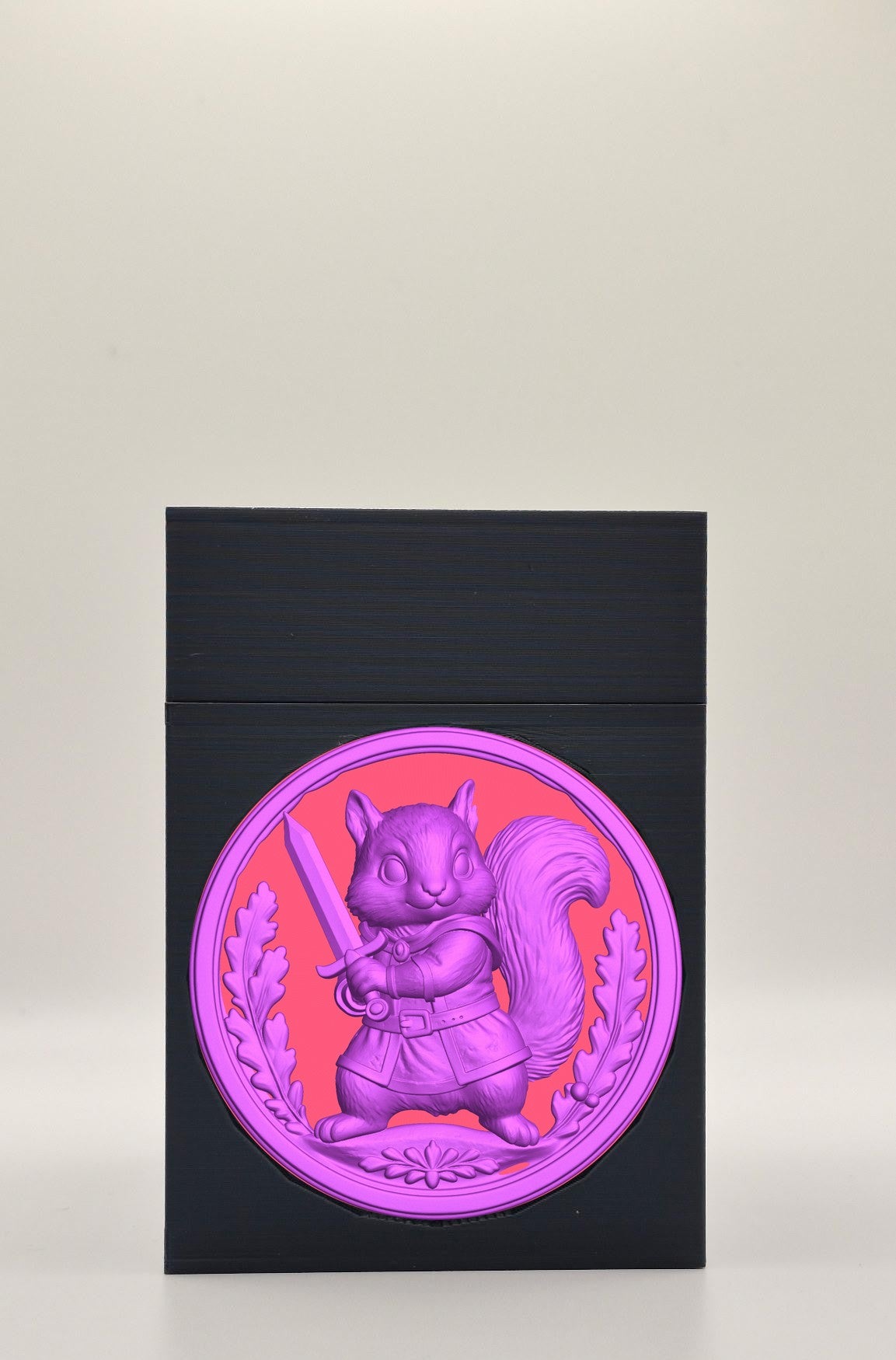 Squirrel Card Box — Black