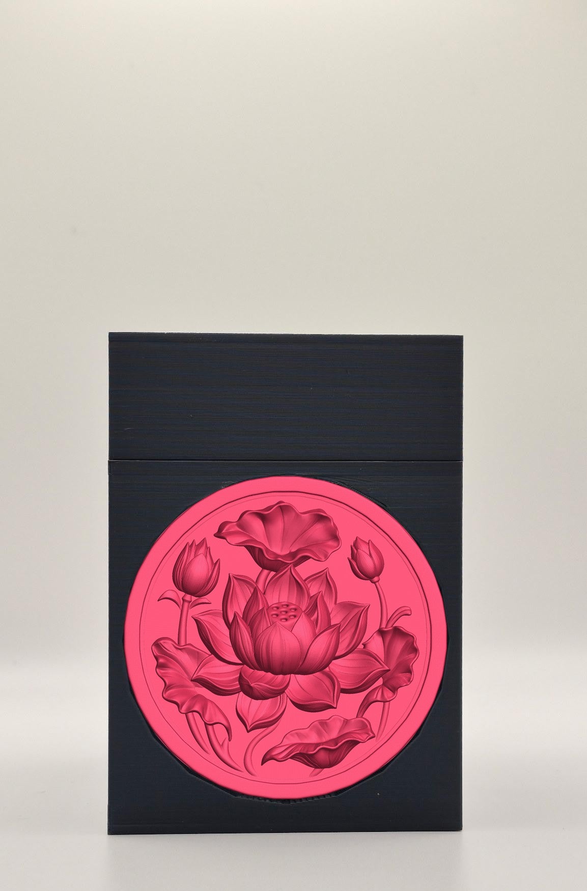 Lotus Card Box — Black