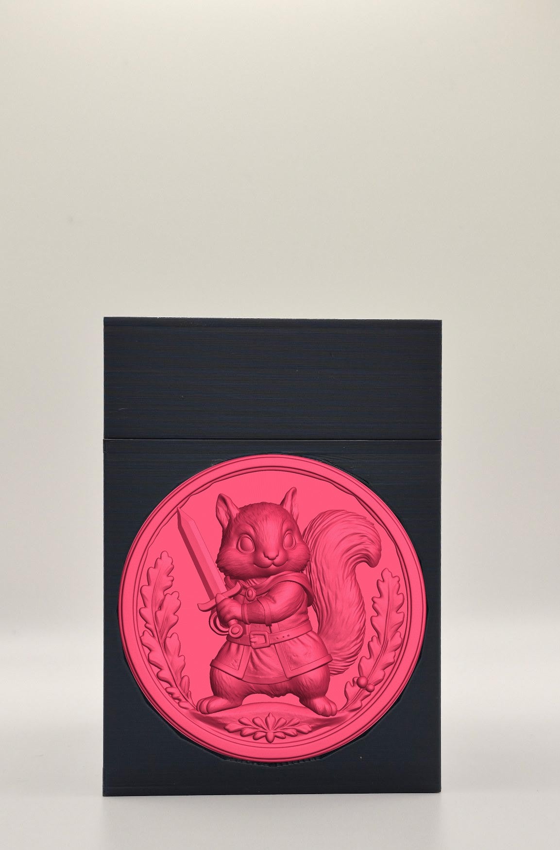 Squirrel Card Box — Black