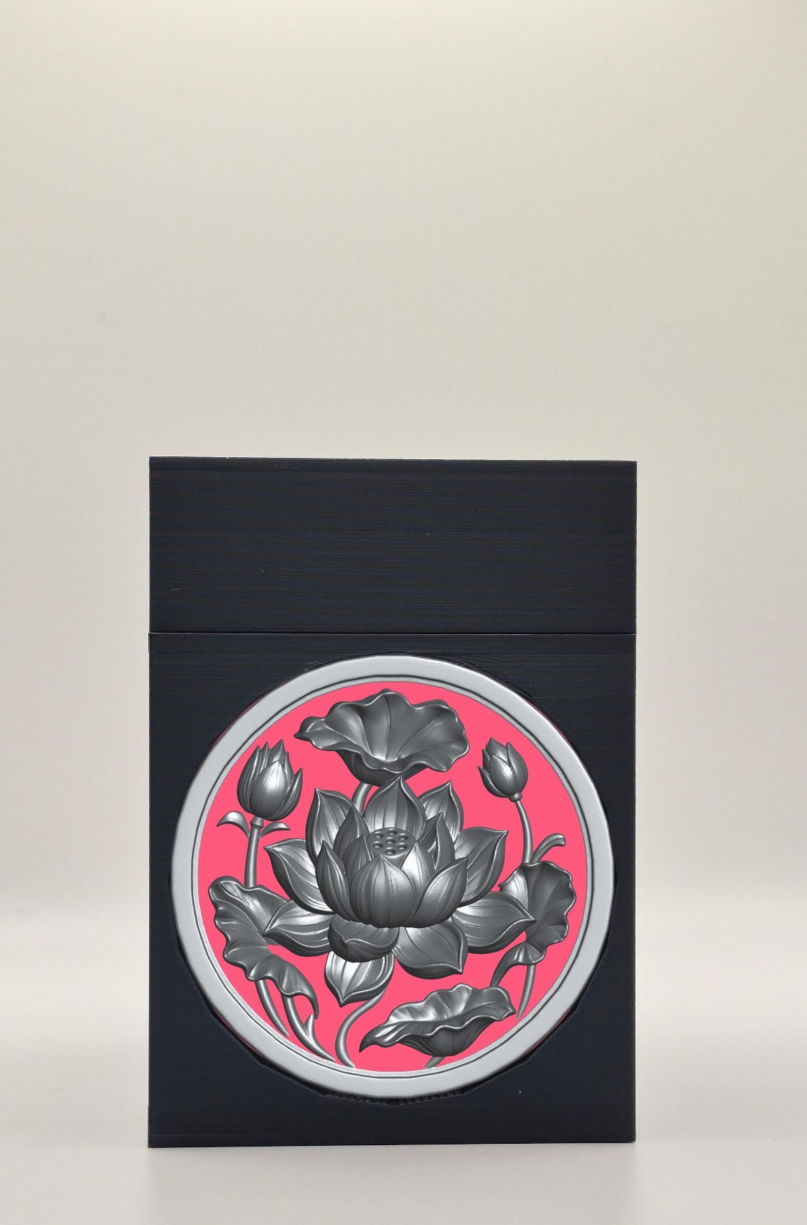 Lotus Card Box — Black