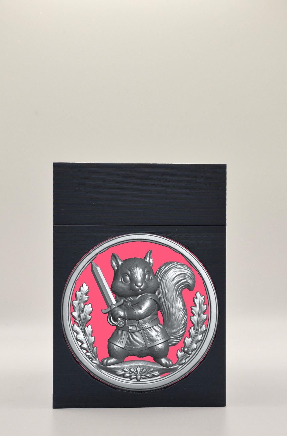 Squirrel Card Box — Black