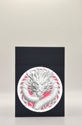 Dragon Card Box - Black Plain box with Red background and White medallion