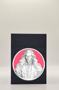 Gothic Vampire Card Box - Black Plain box with Red background and White medallion