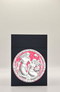 Merfolk Card Box - Black Plain box with Red background and White medallion
