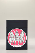 Skeleton Army Card Box - Black Plain box with Red background and White medallion