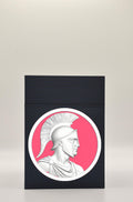 Spartan Card Box - Black Plain box with Red background and White medallion