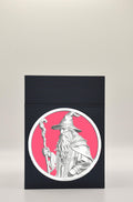 Wizard Card Box - Black Plain box with Red background and White medallion