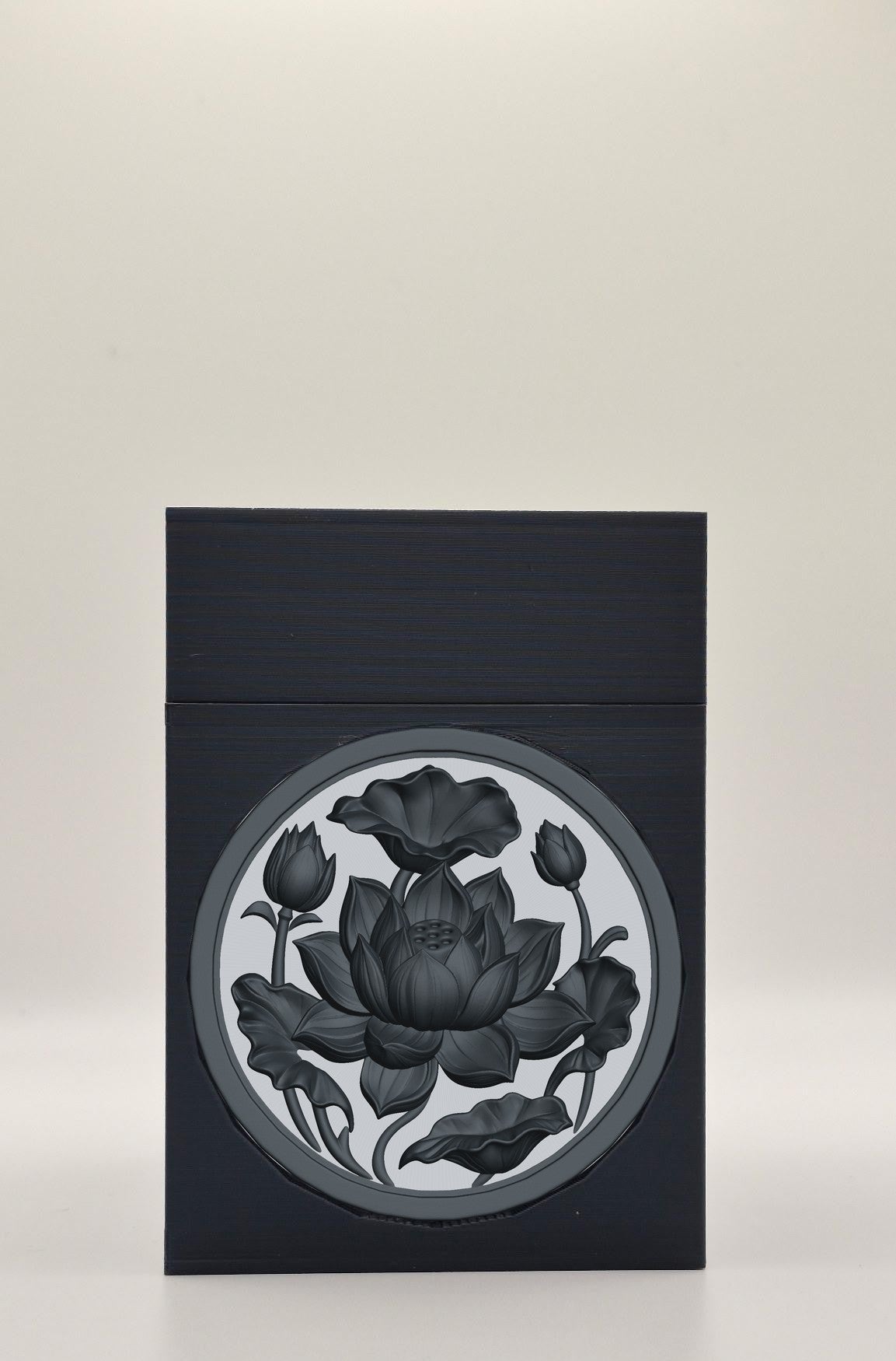 Lotus Card Box — Black