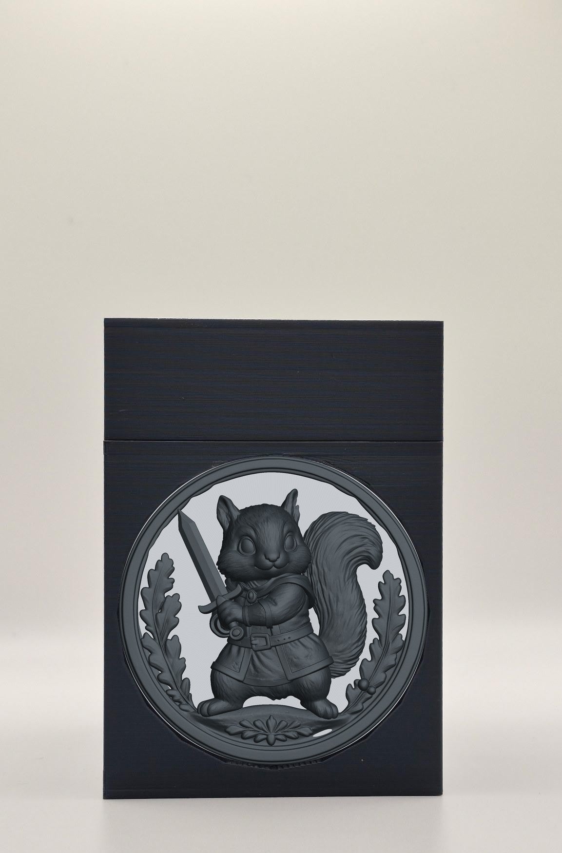 Squirrel Card Box — Black