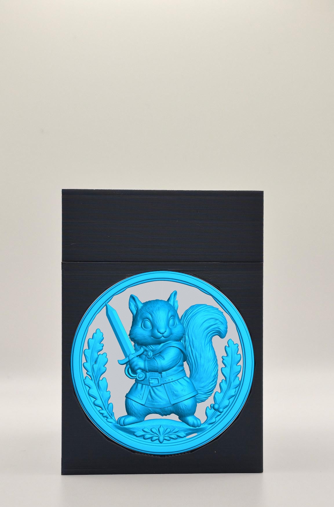 Squirrel Card Box — Black