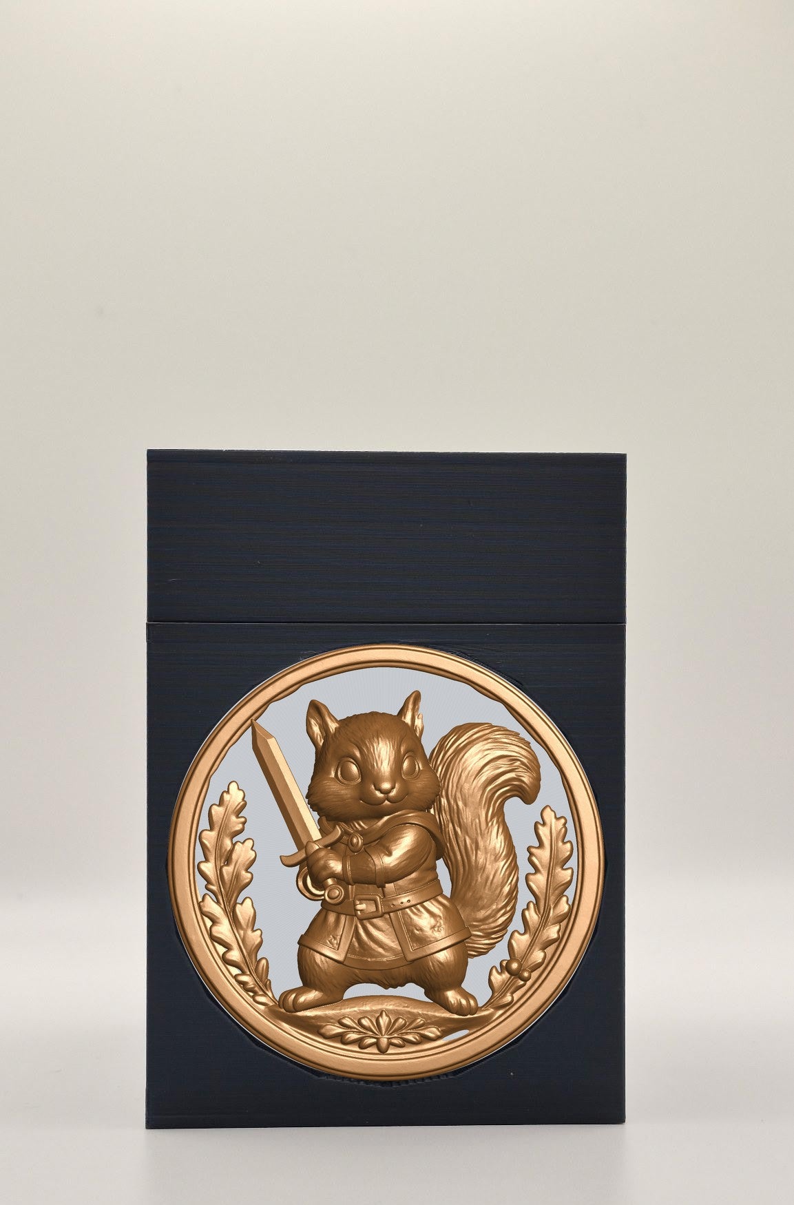 Squirrel Card Box — Black