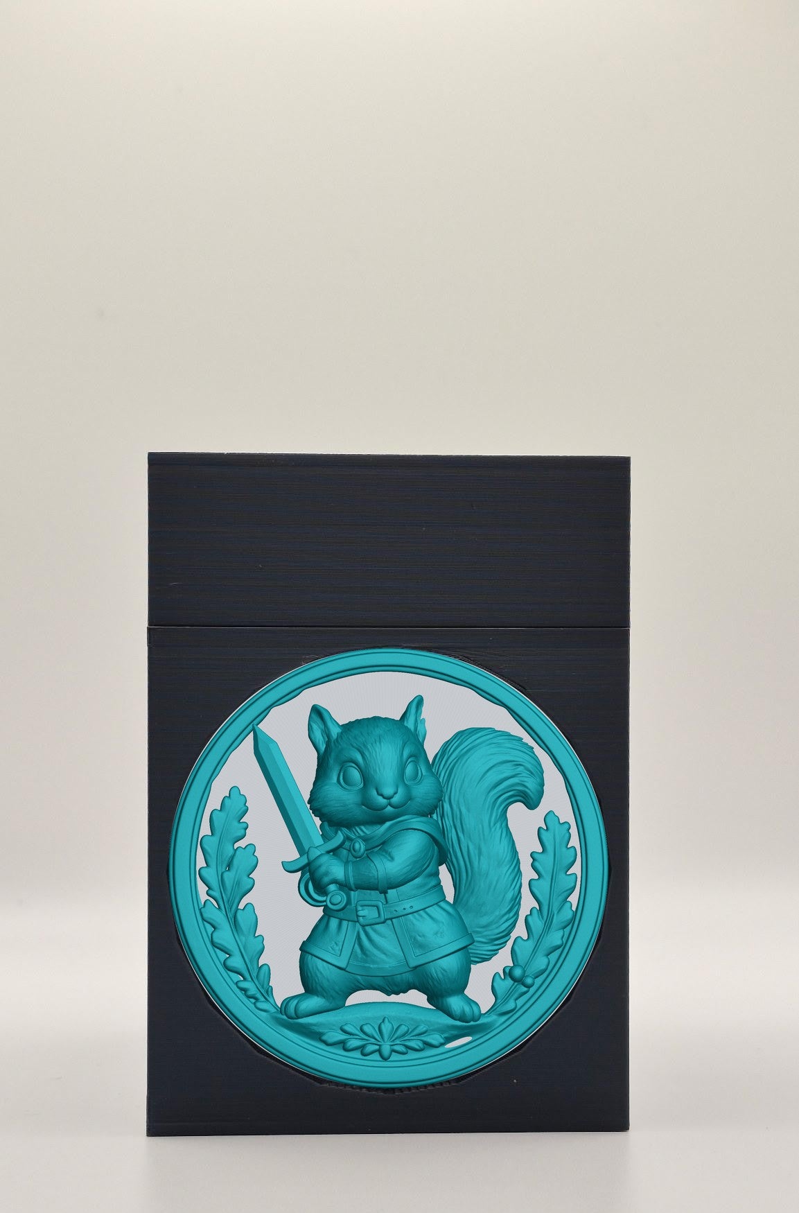 Squirrel Card Box — Black