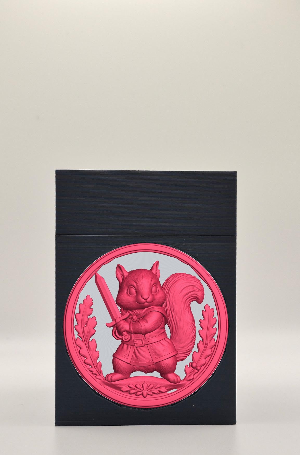 Squirrel Card Box — Black