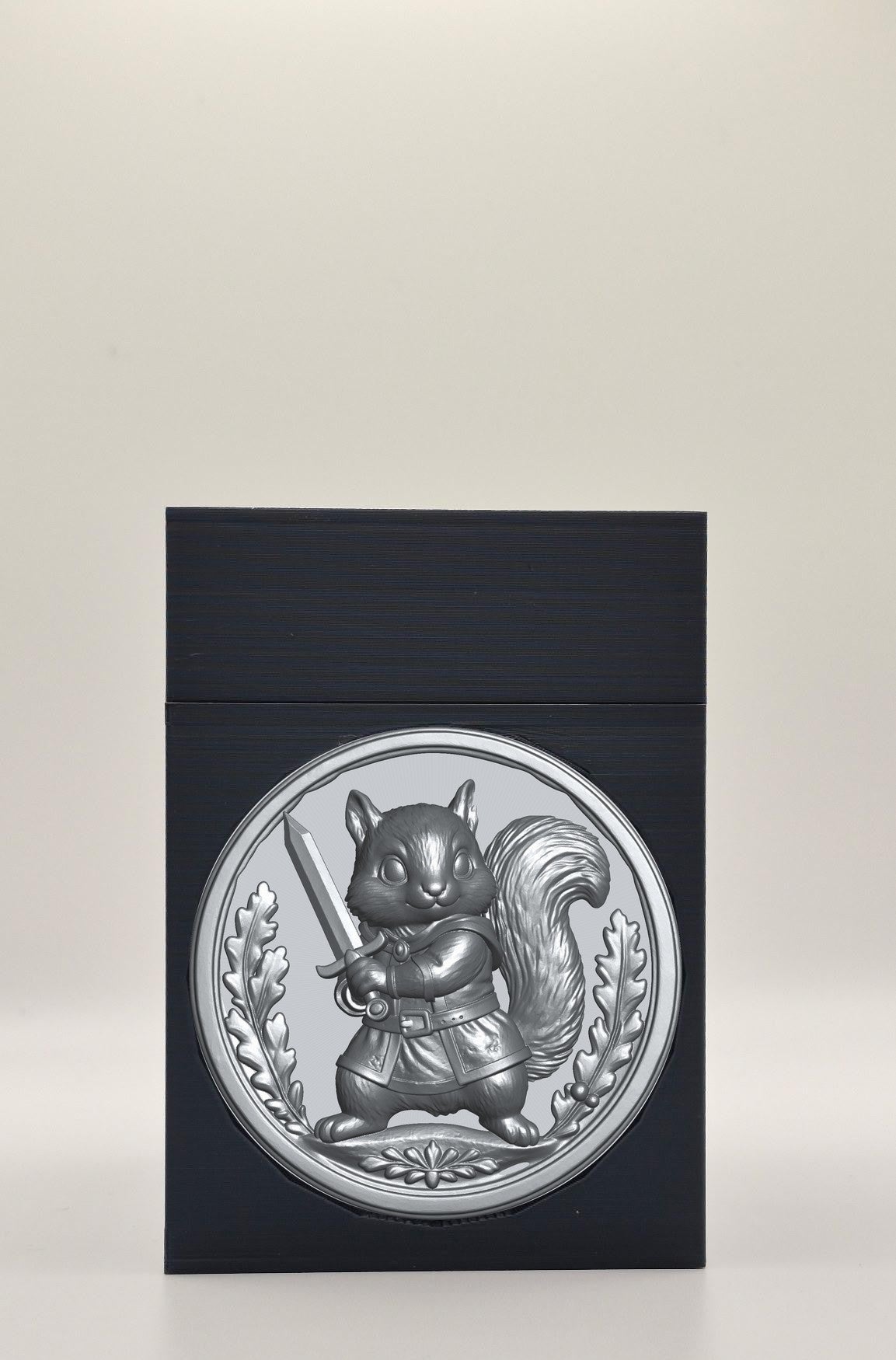 Squirrel Card Box — Black