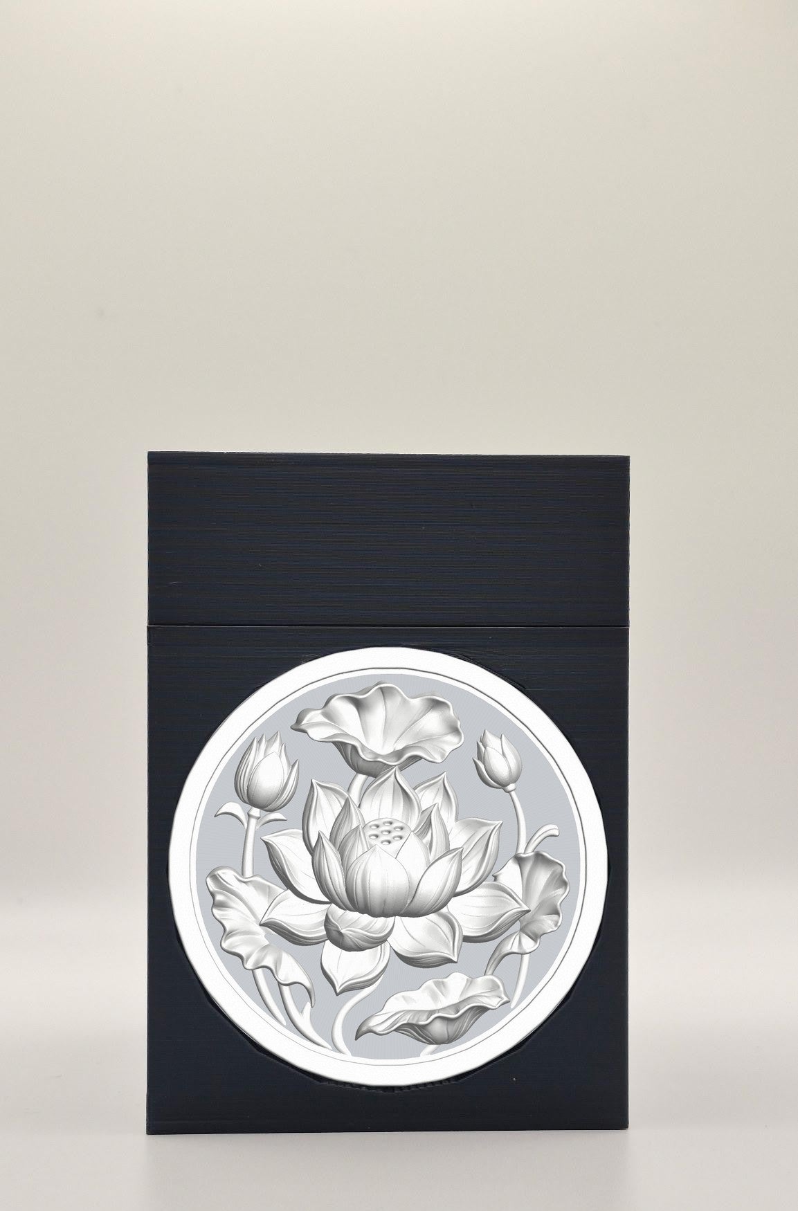 Lotus Card Box — Black