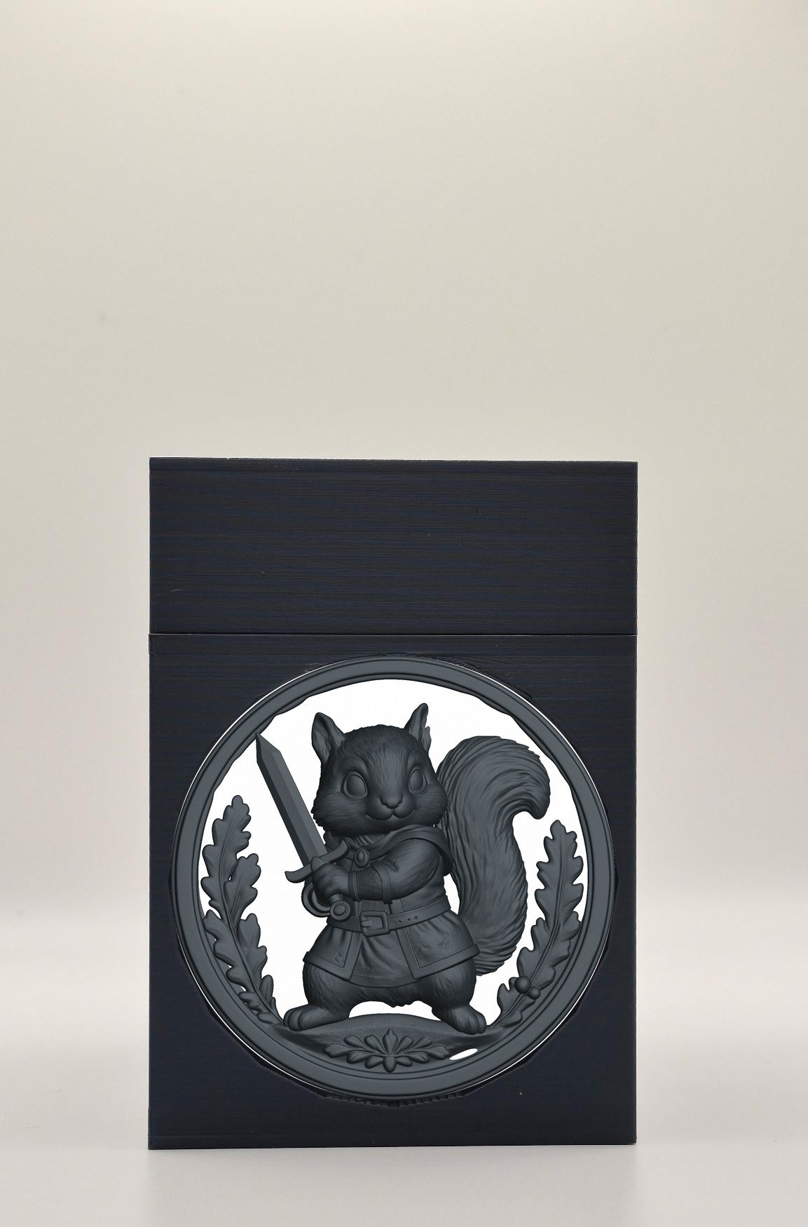 Squirrel Card Box — Black