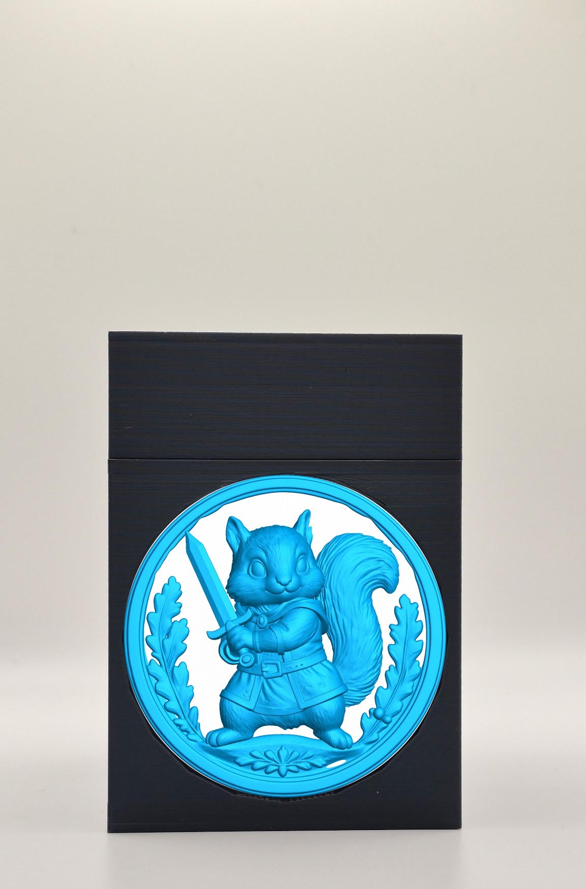 Squirrel Card Box — Black