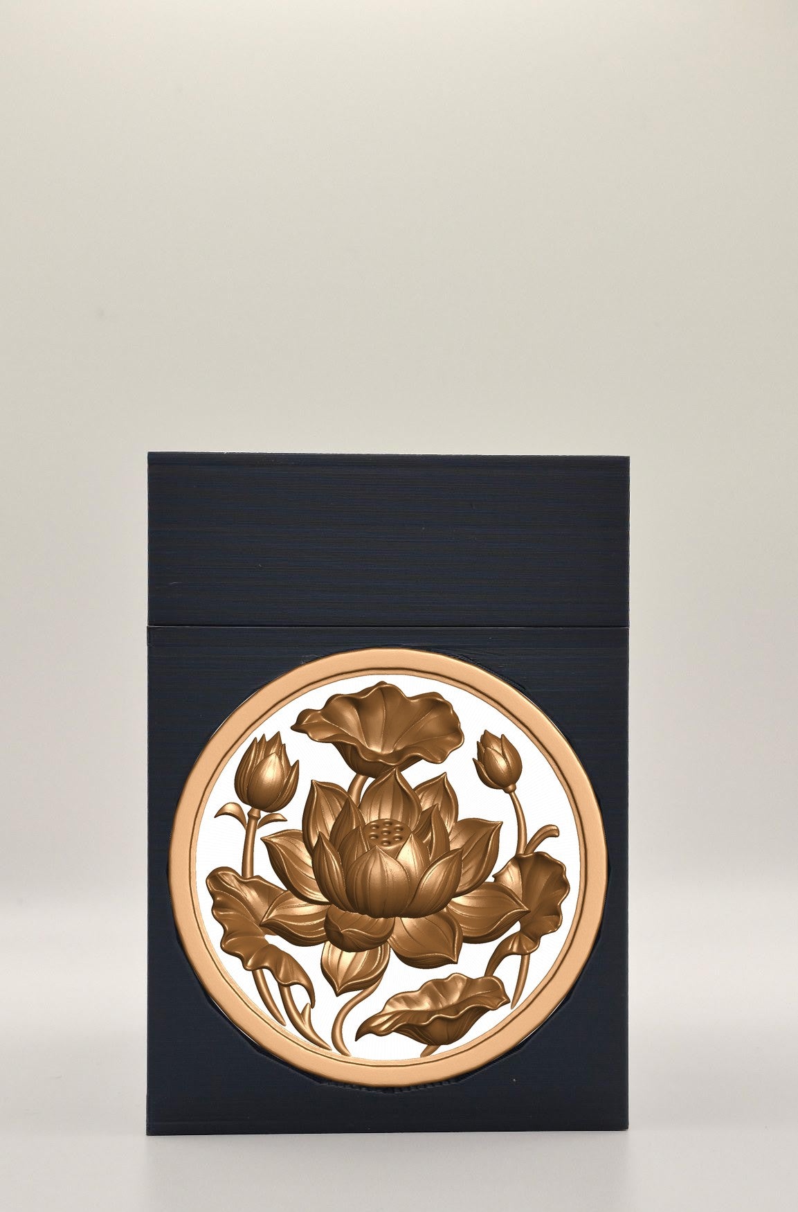 Lotus Card Box — Black