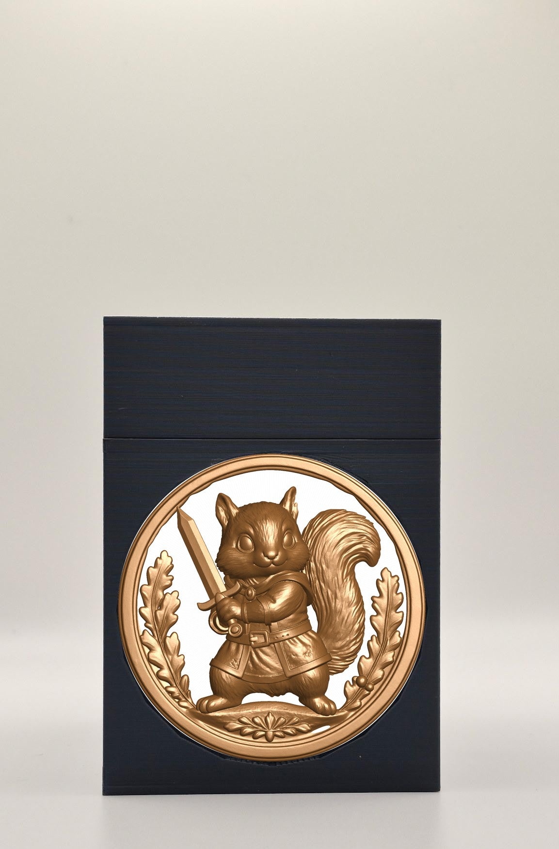 Squirrel Card Box — Black