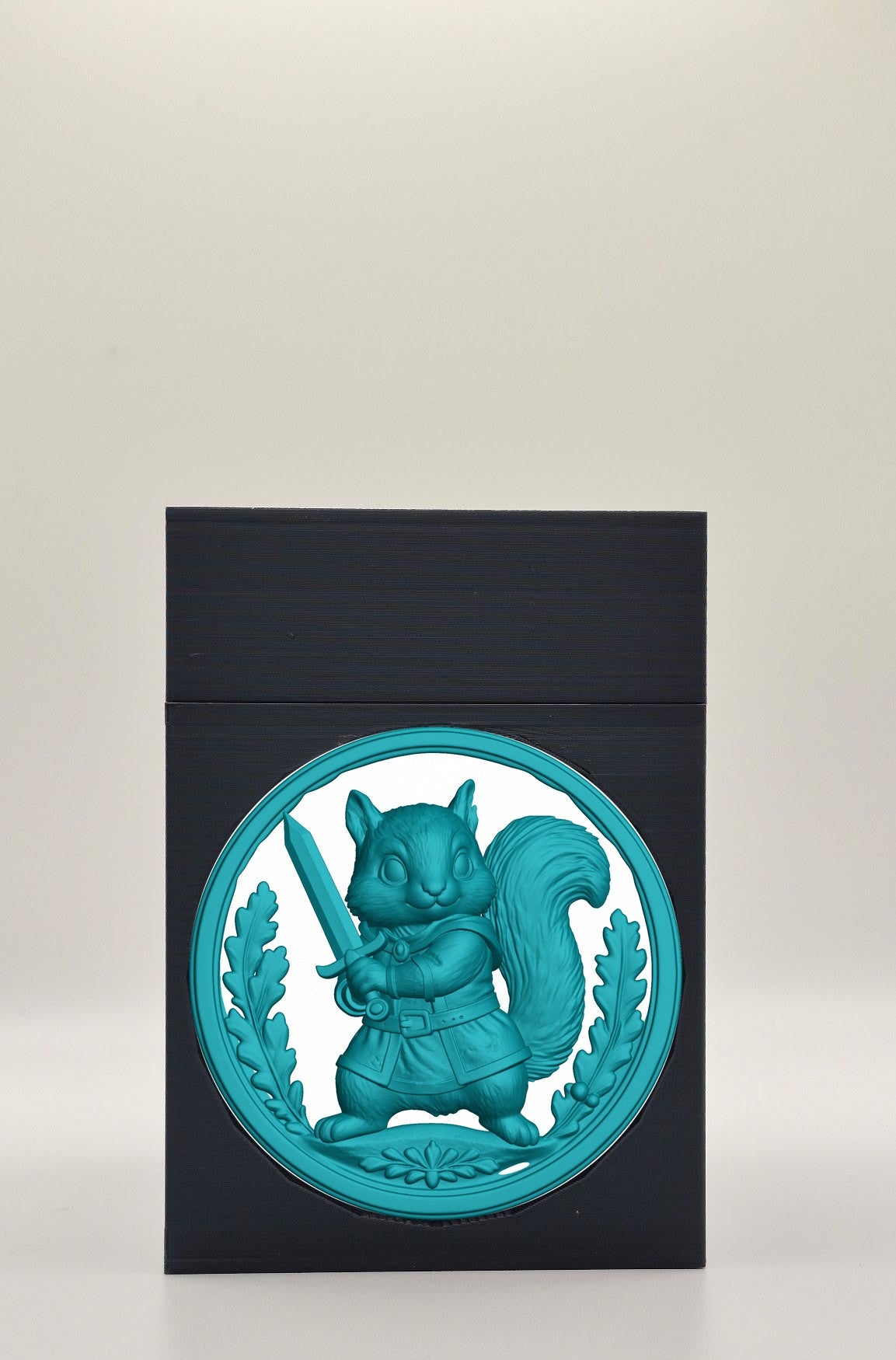 Squirrel Card Box — Black