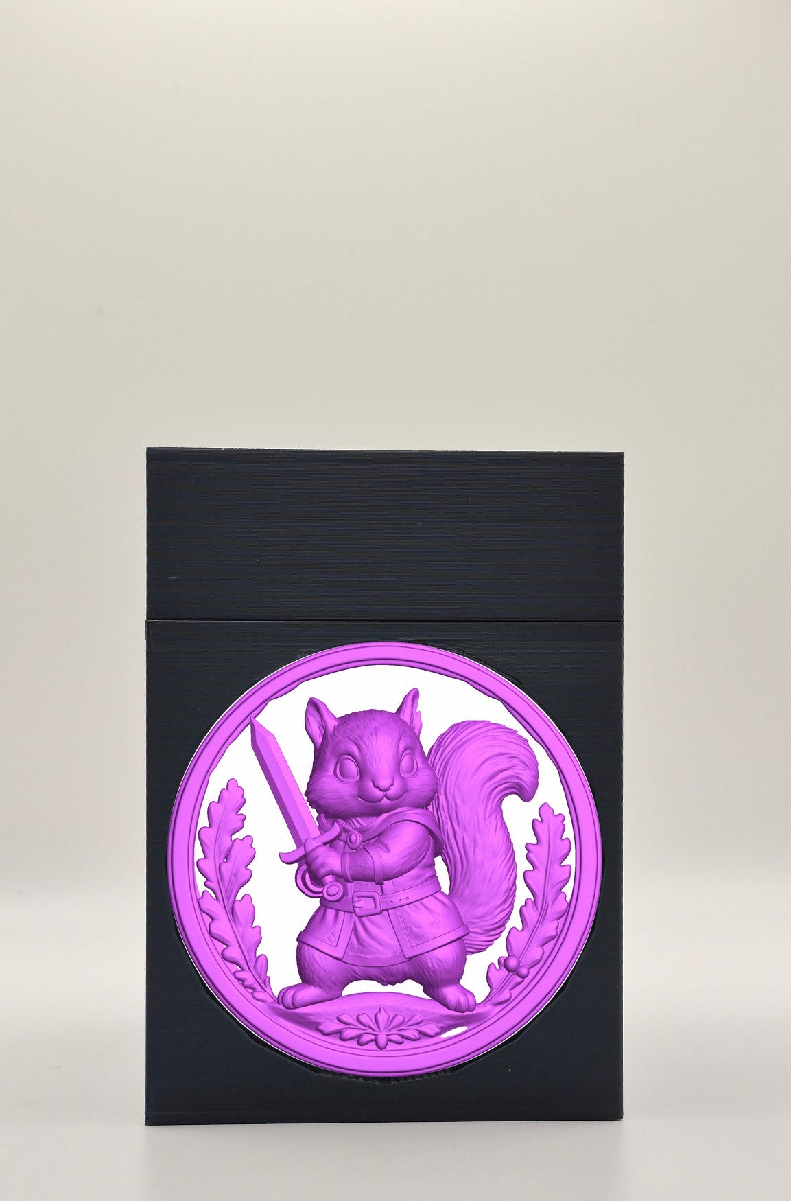 Squirrel Card Box — Black