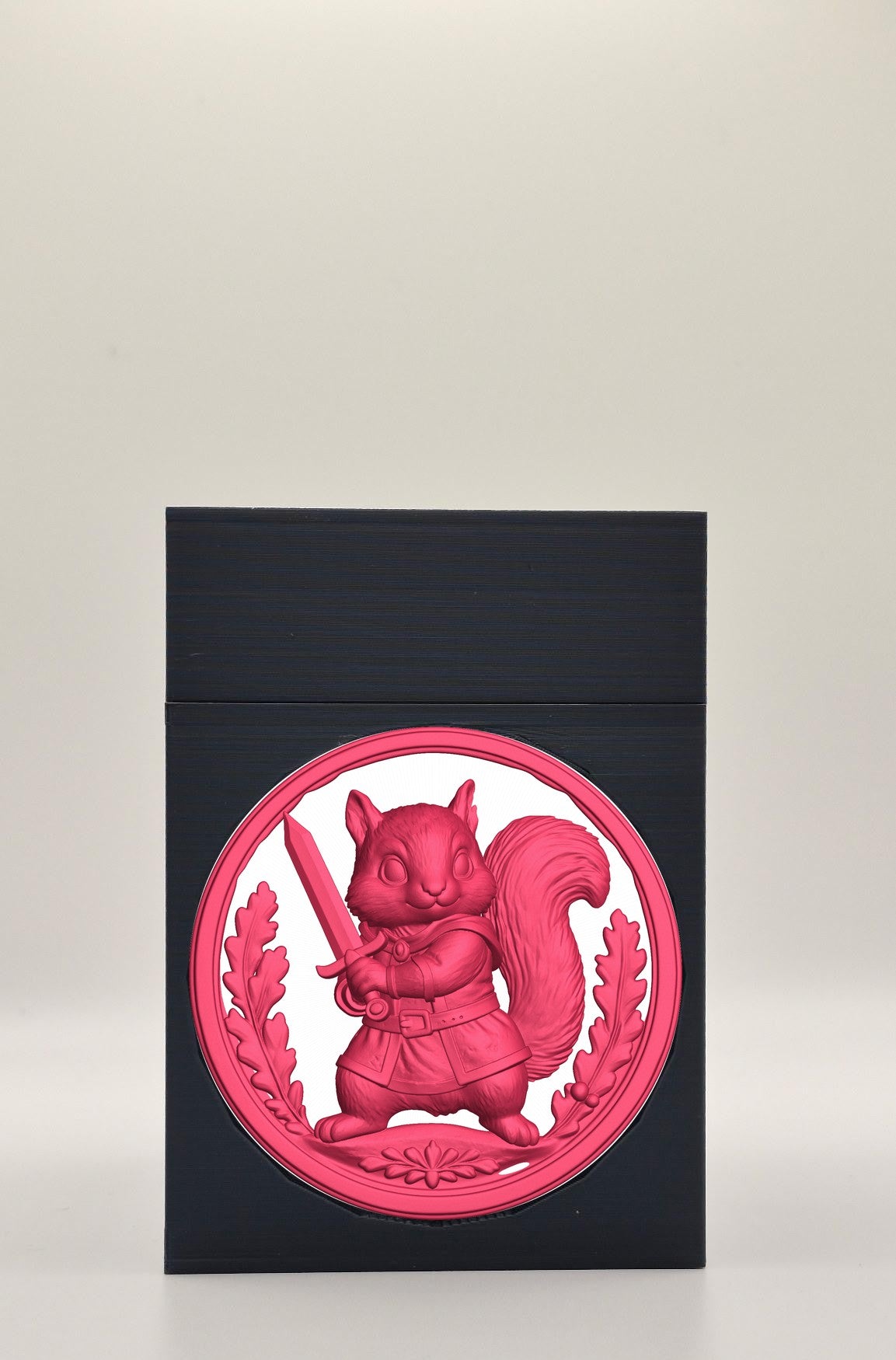 Squirrel Card Box — Black
