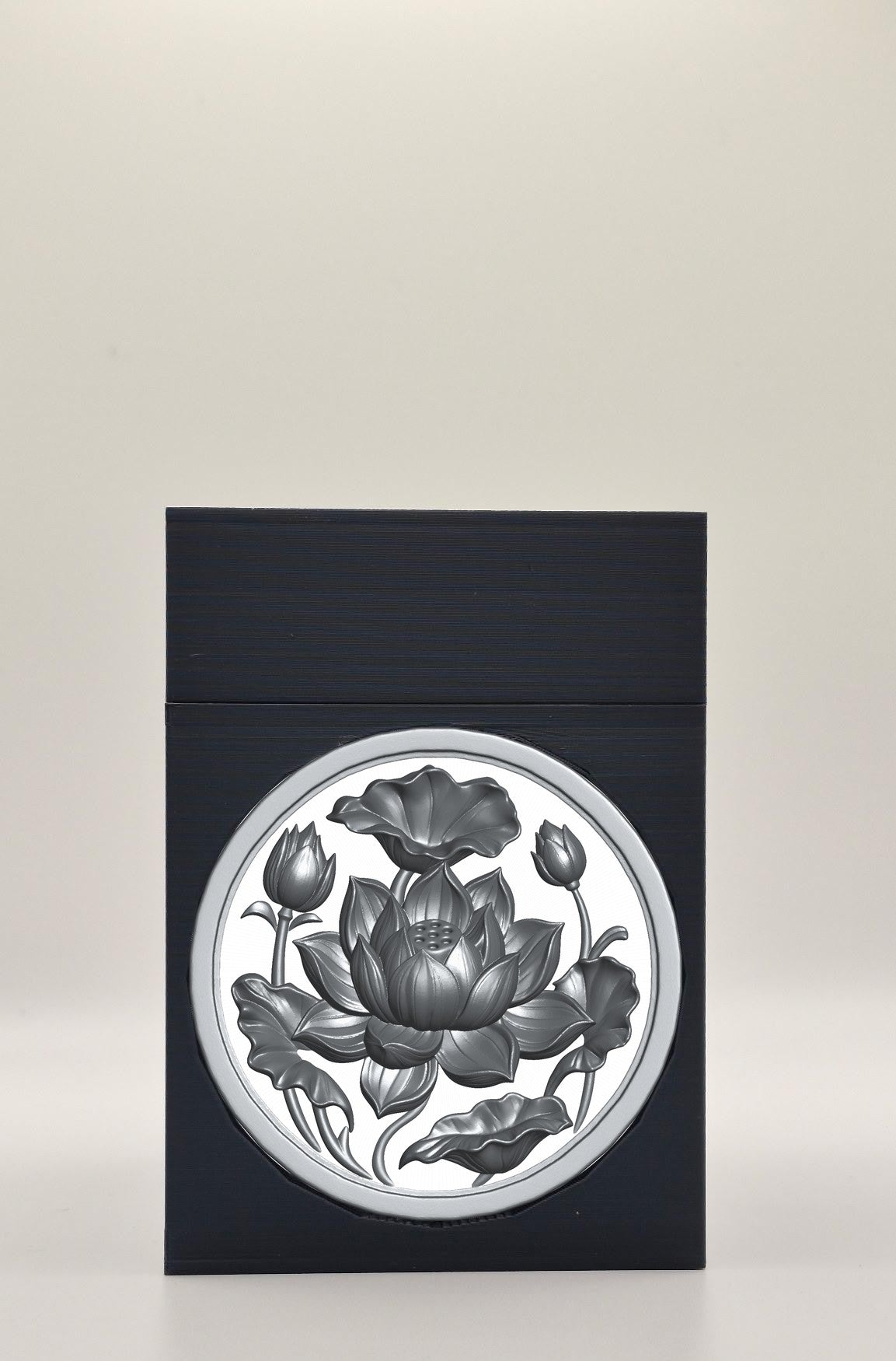 Lotus Card Box — Black