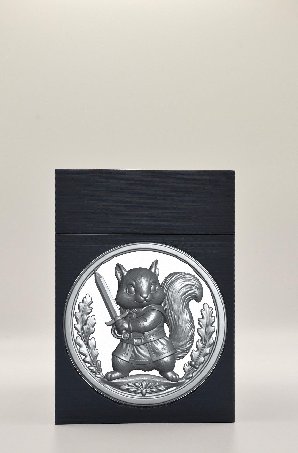 Squirrel Card Box — Black