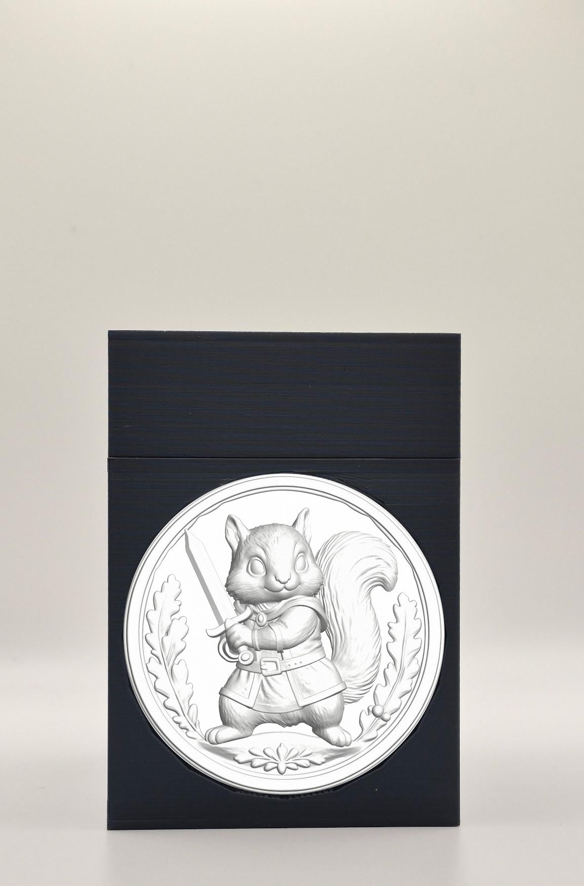 Squirrel Card Box — Black