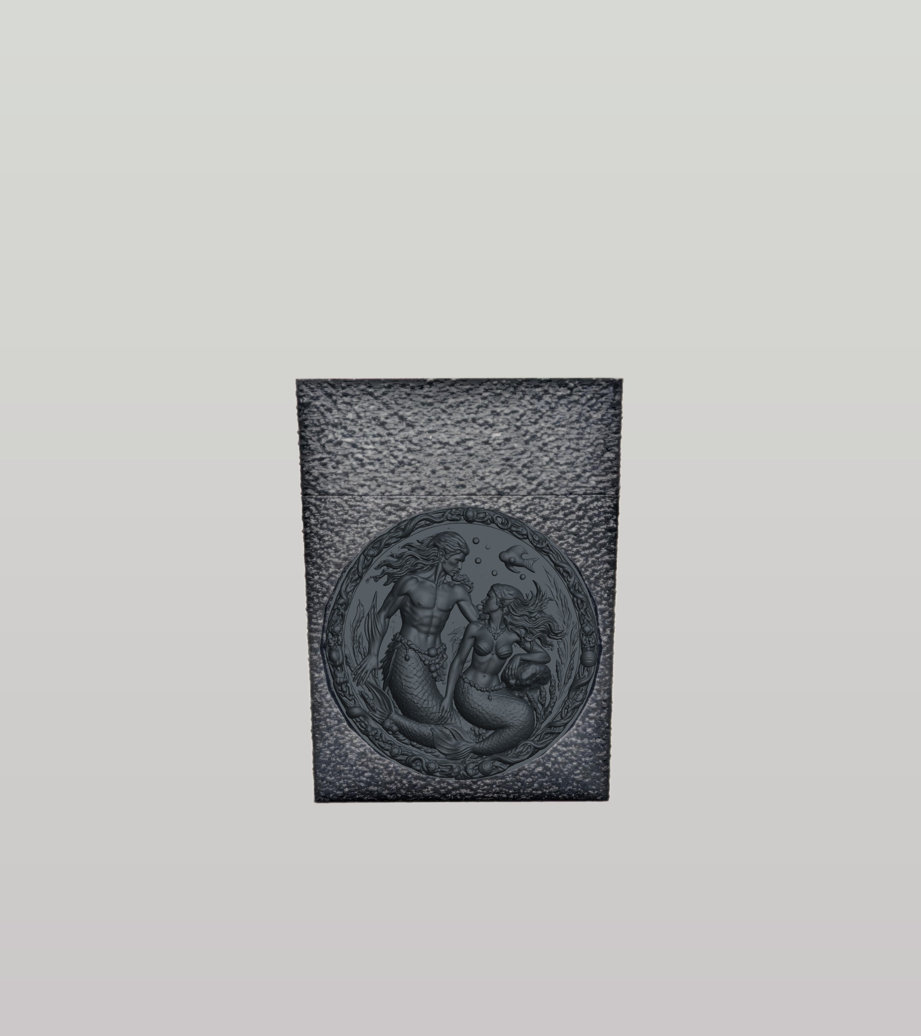 Merfolk Card Box — Black