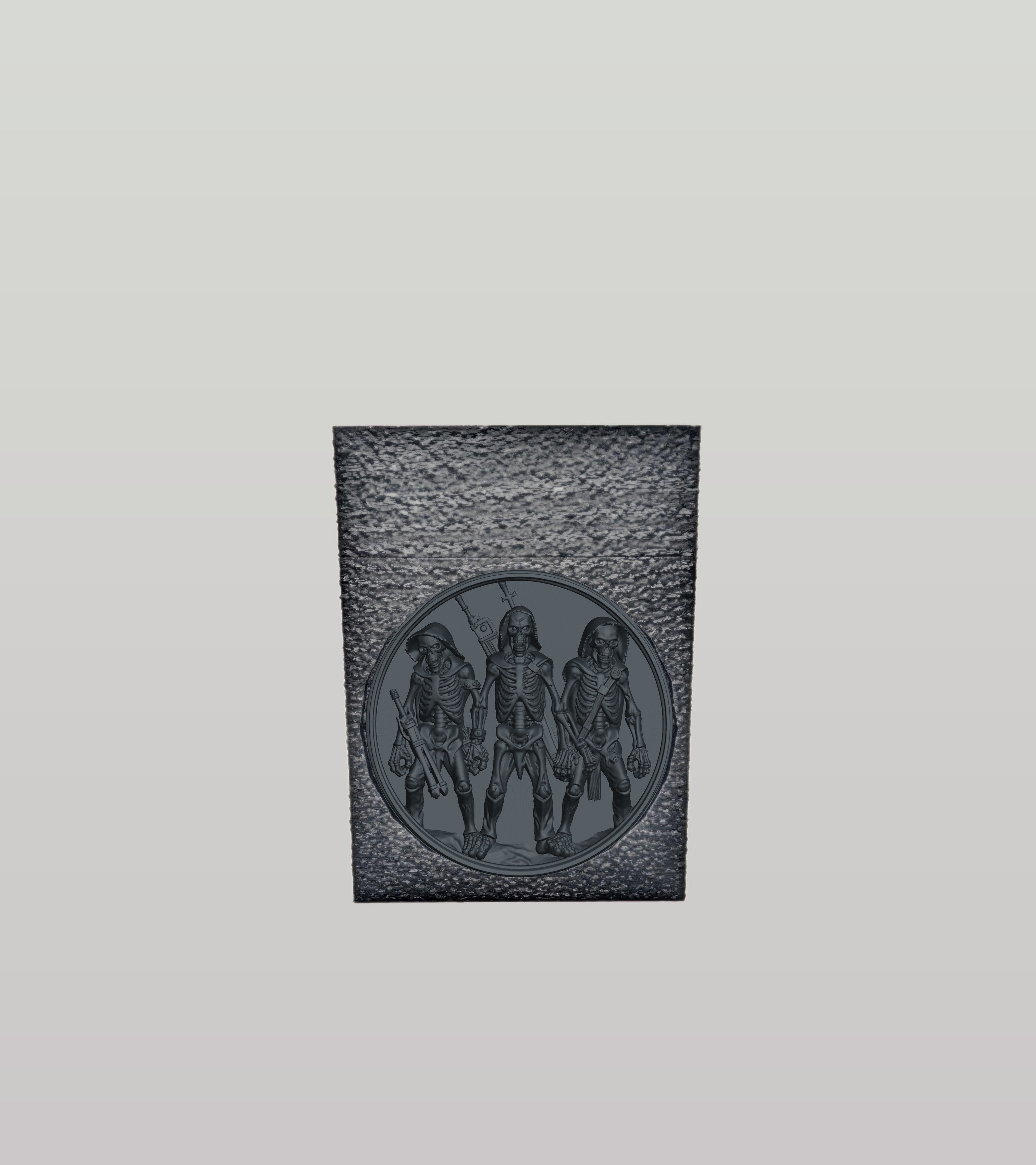 Skeleton Army Card Box — Black