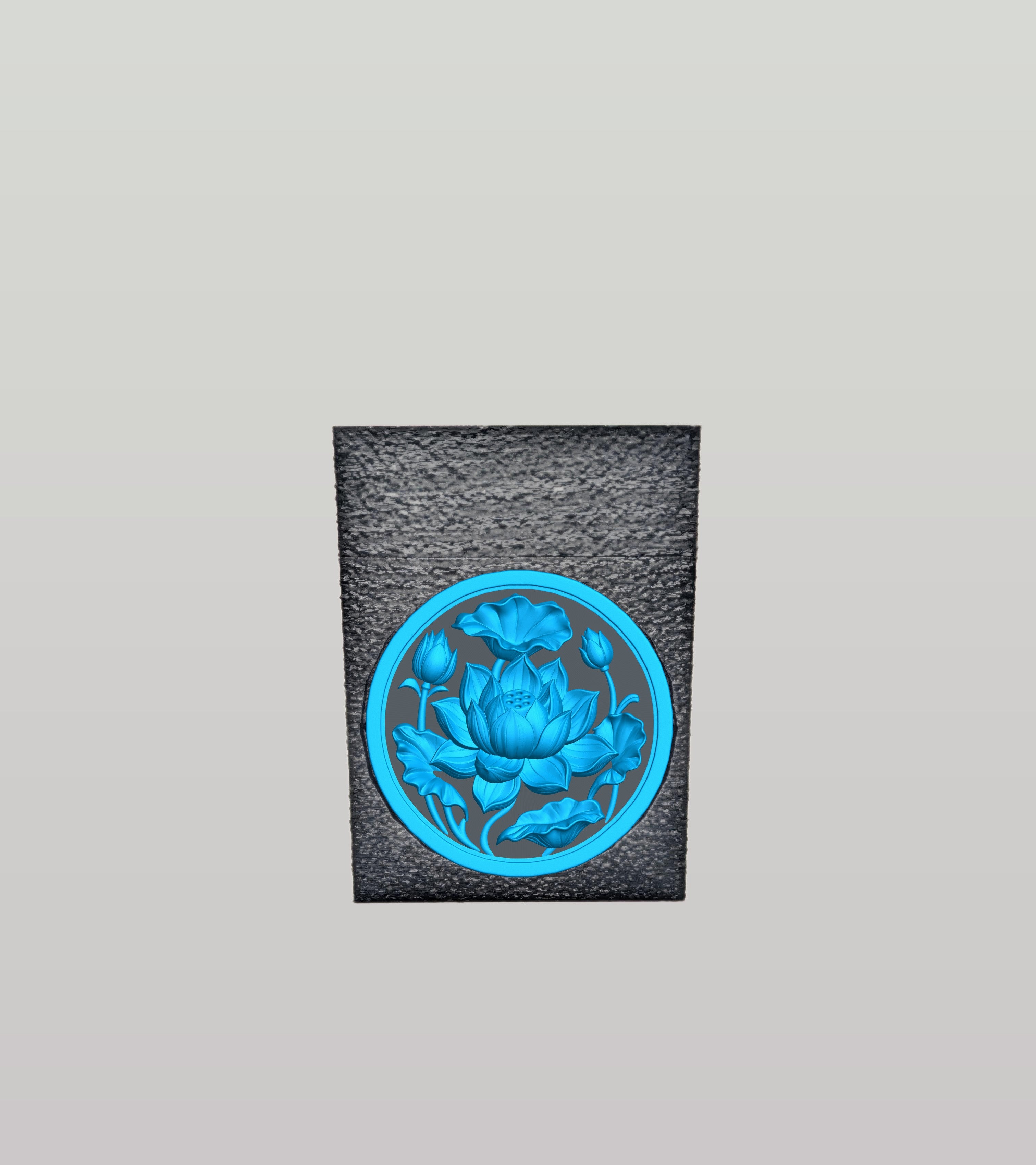 Lotus Card Box — Black