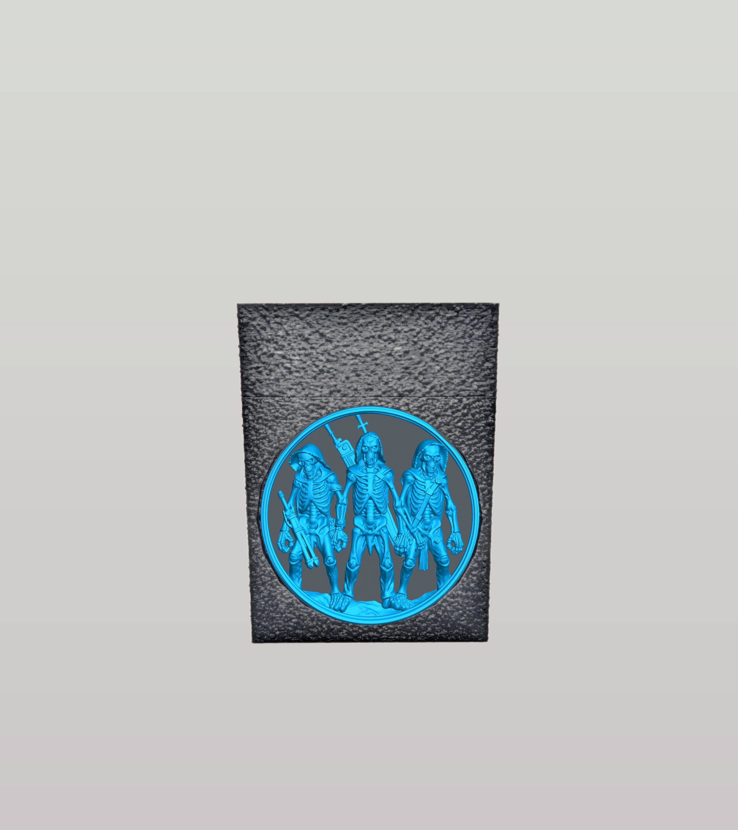 Skeleton Army Card Box — Black